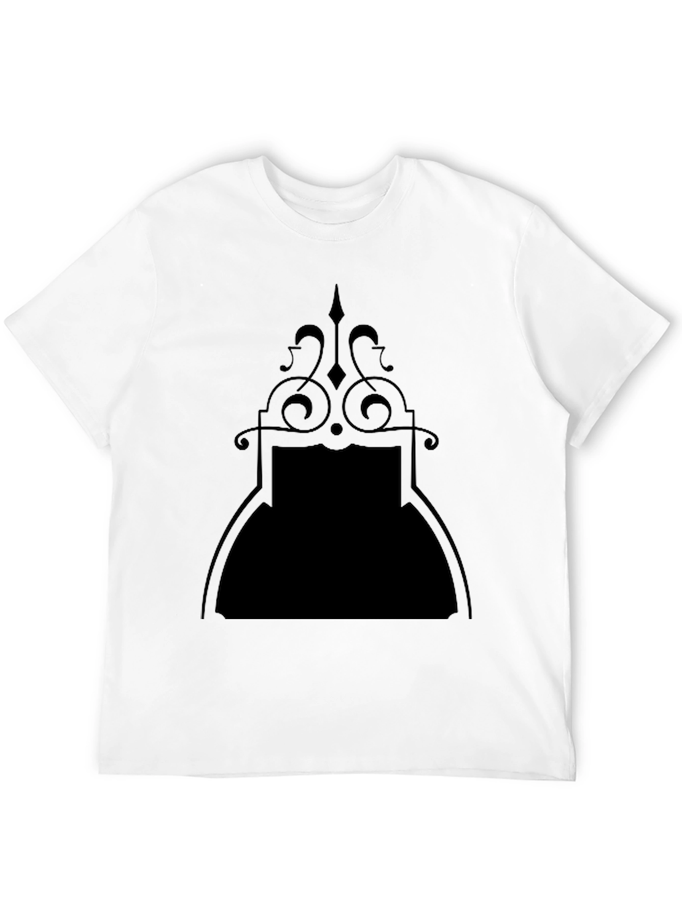 Stylish Black Graphic Tee for Men