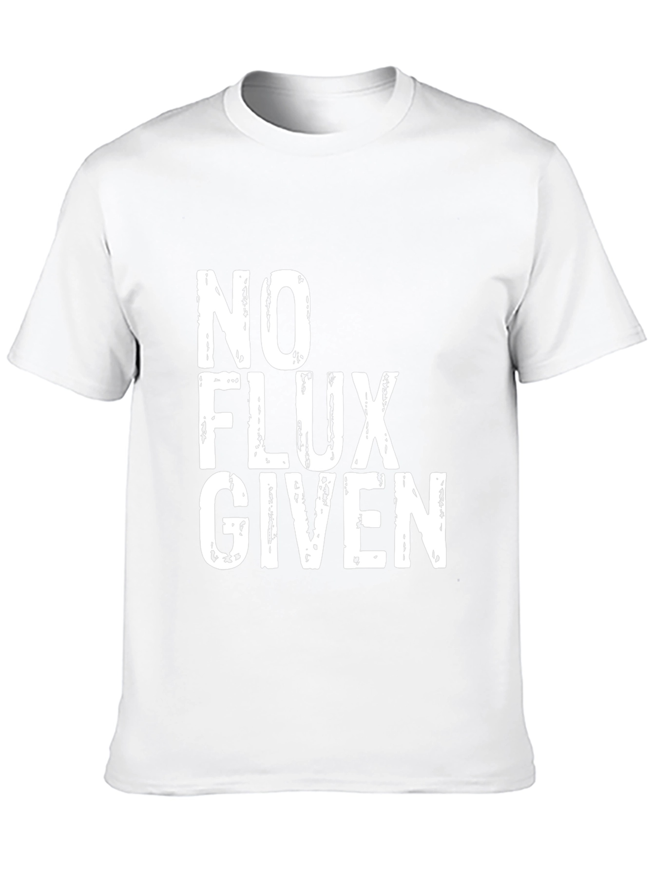 No Flux Given Graphic T-Shirt - Black Cotton Tee