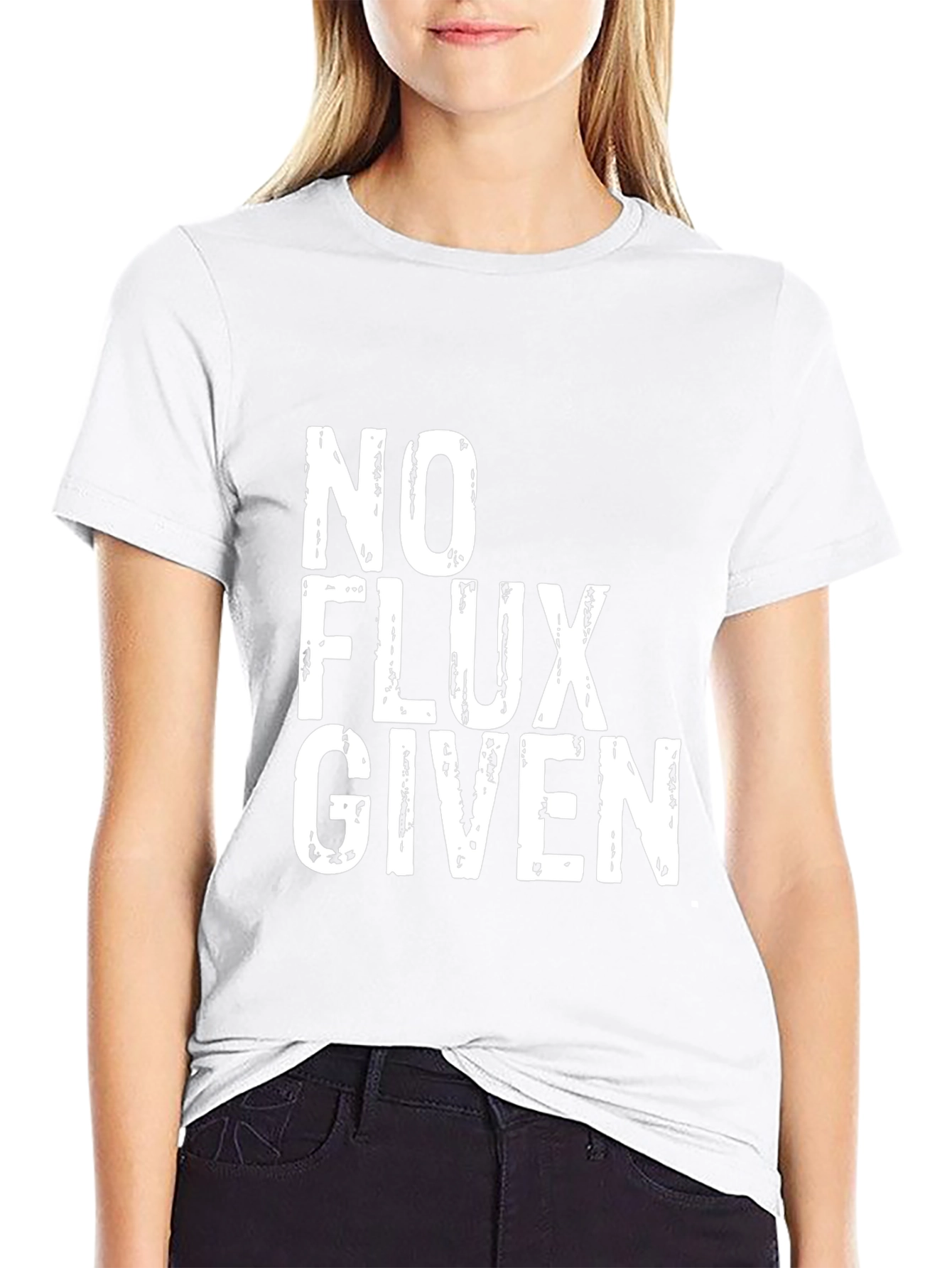 No Flux Given Graphic T-Shirt - Black Cotton Tee