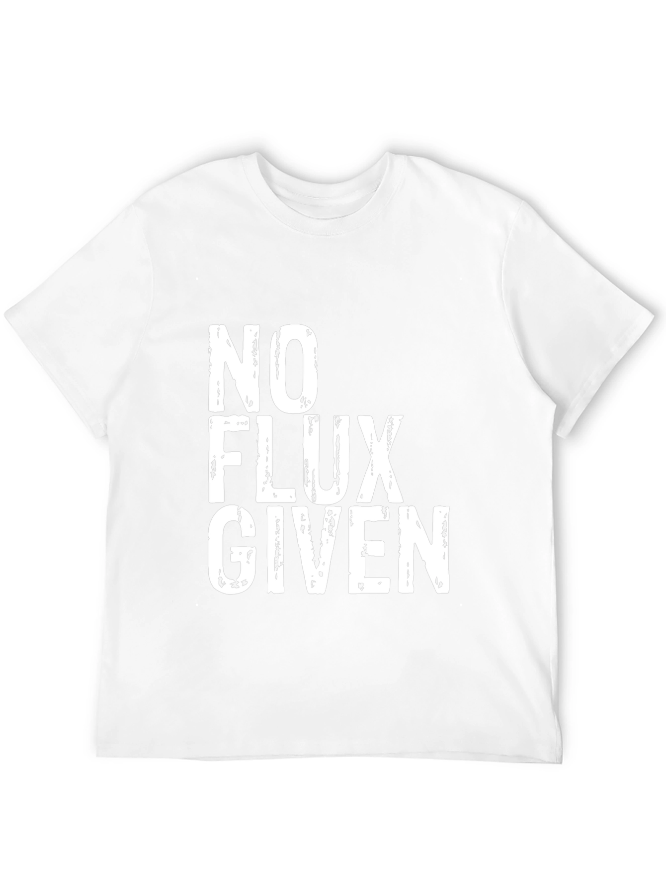 No Flux Given Graphic T-Shirt - Black Cotton Tee