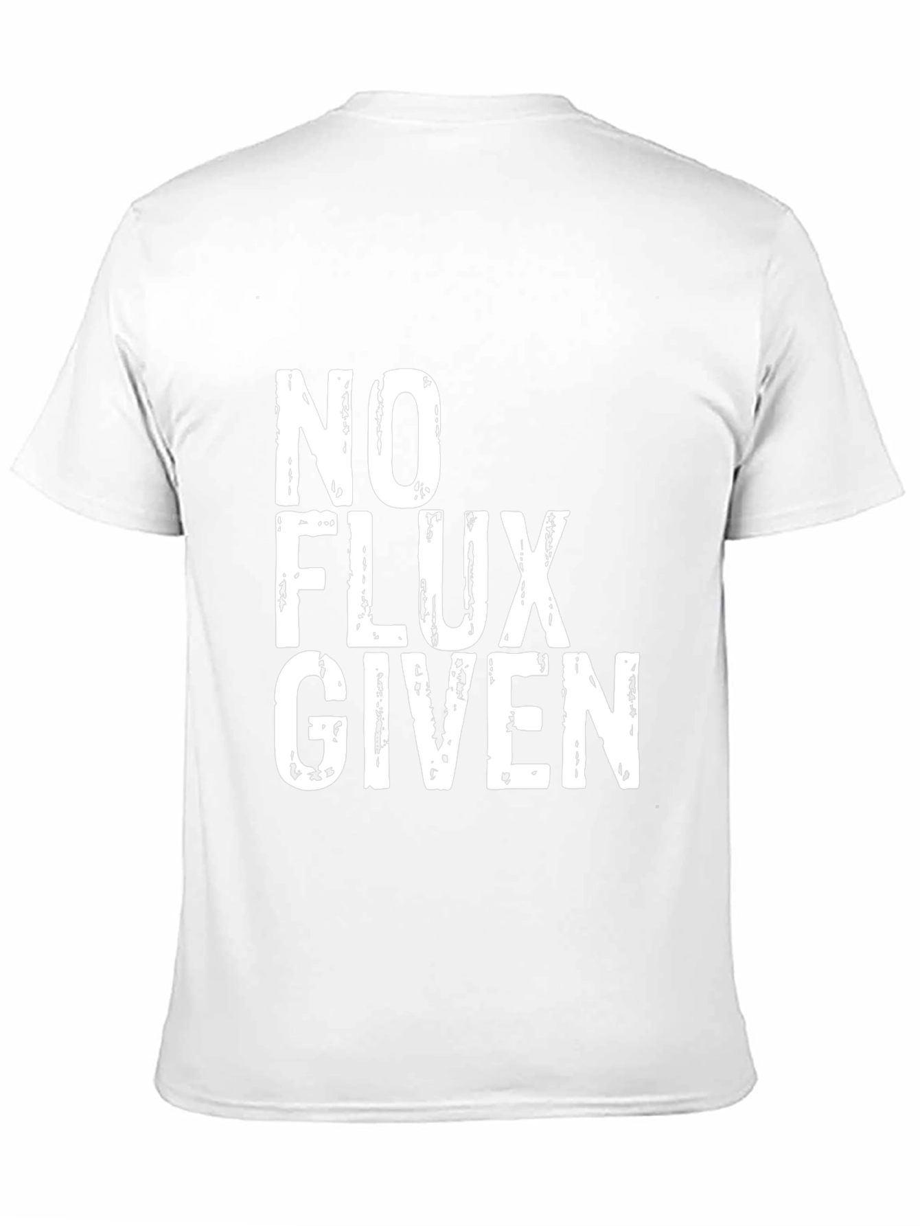 No Flux Given Graphic T-Shirt - Black Cotton Tee