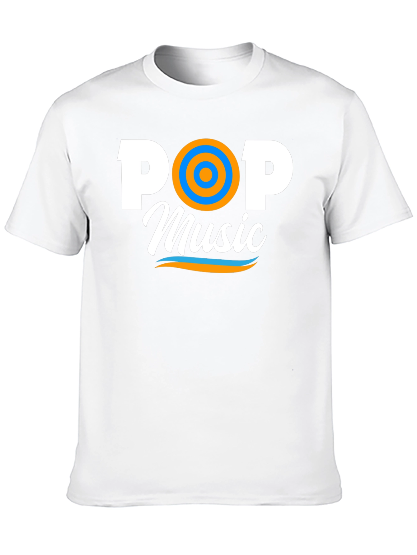 Pop Music Graphic T-Shirt - Black