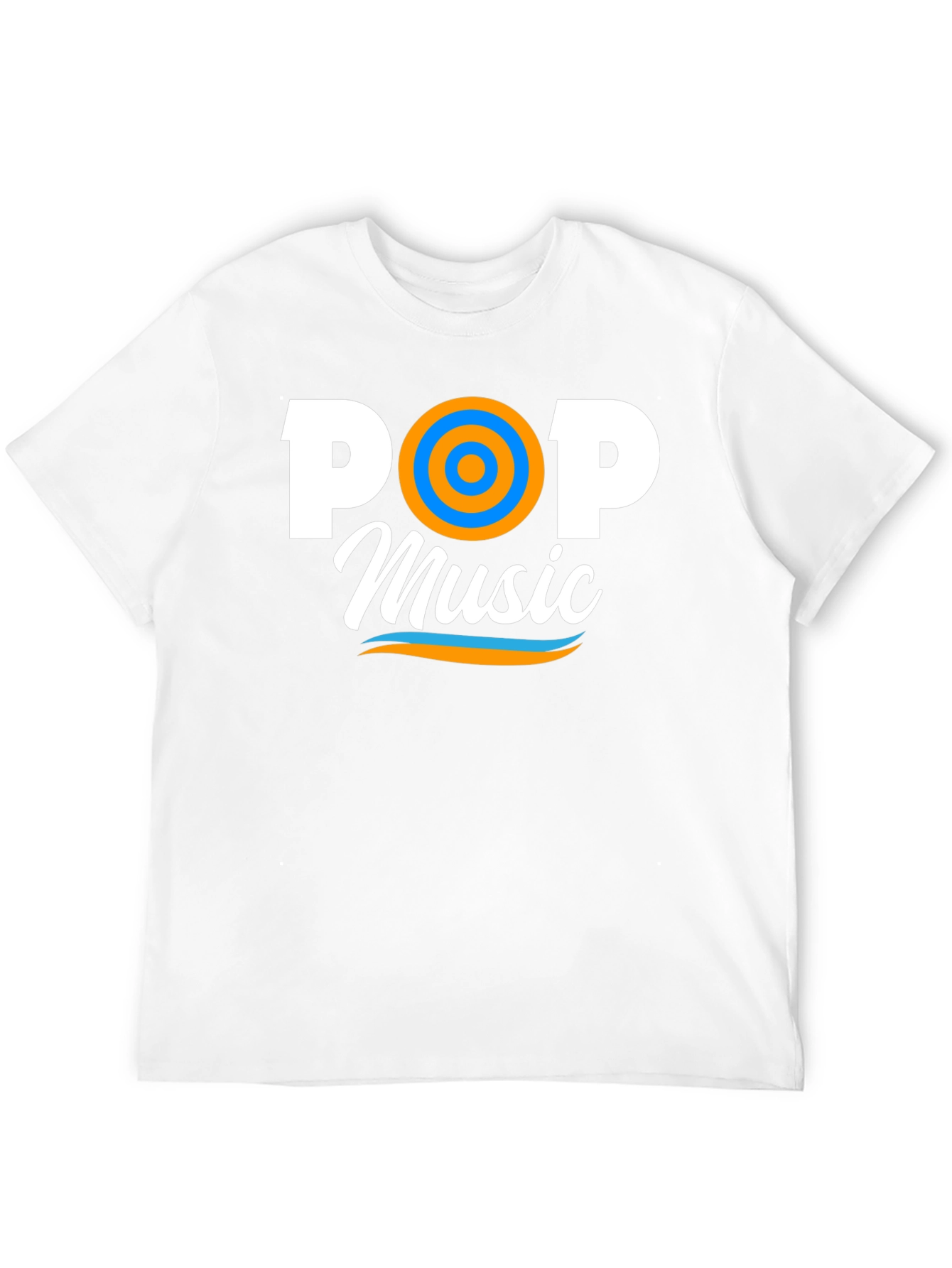 Pop Music Graphic T-Shirt - Black