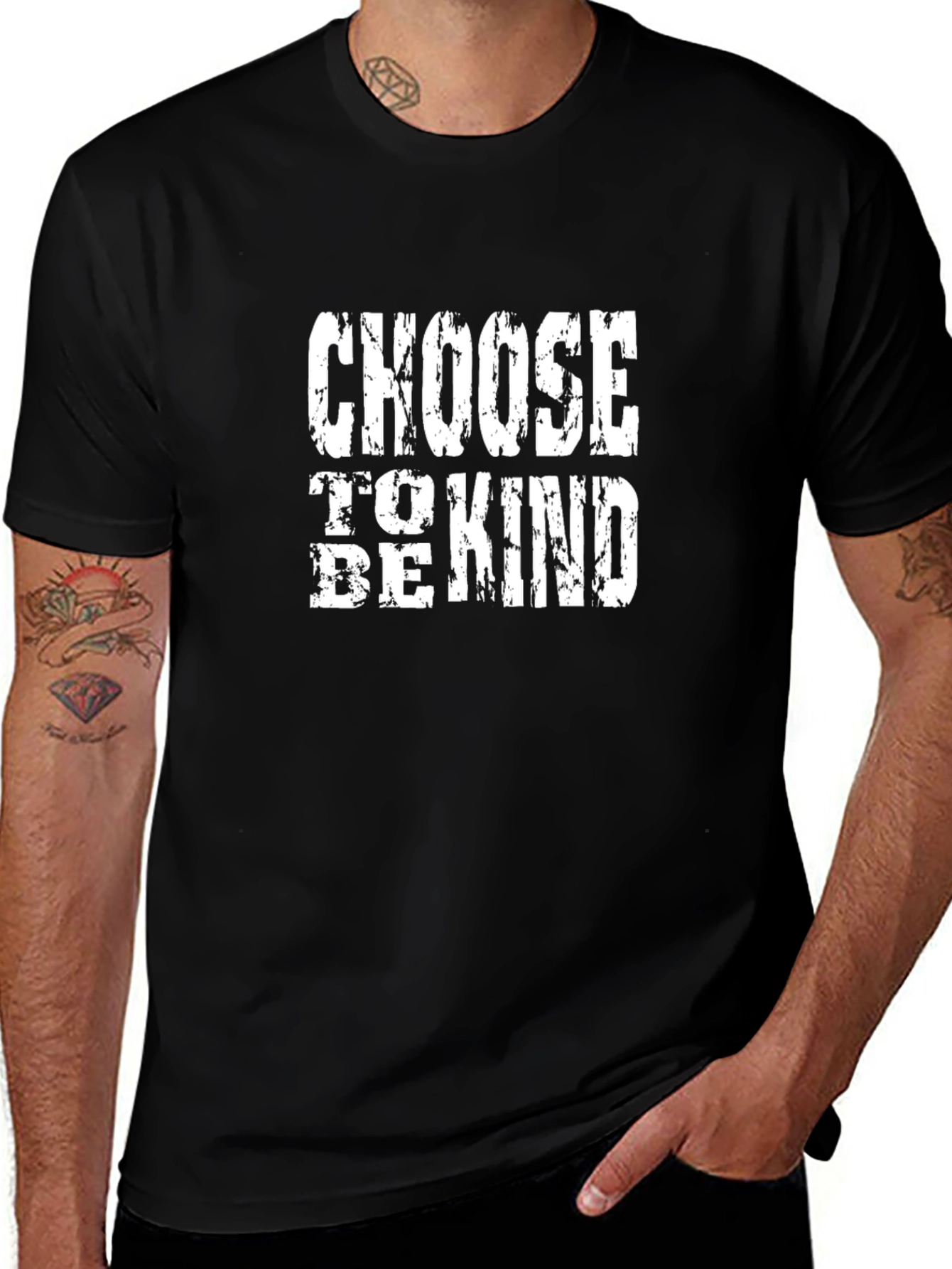Choose to be Kind Graphic Tee - Black
