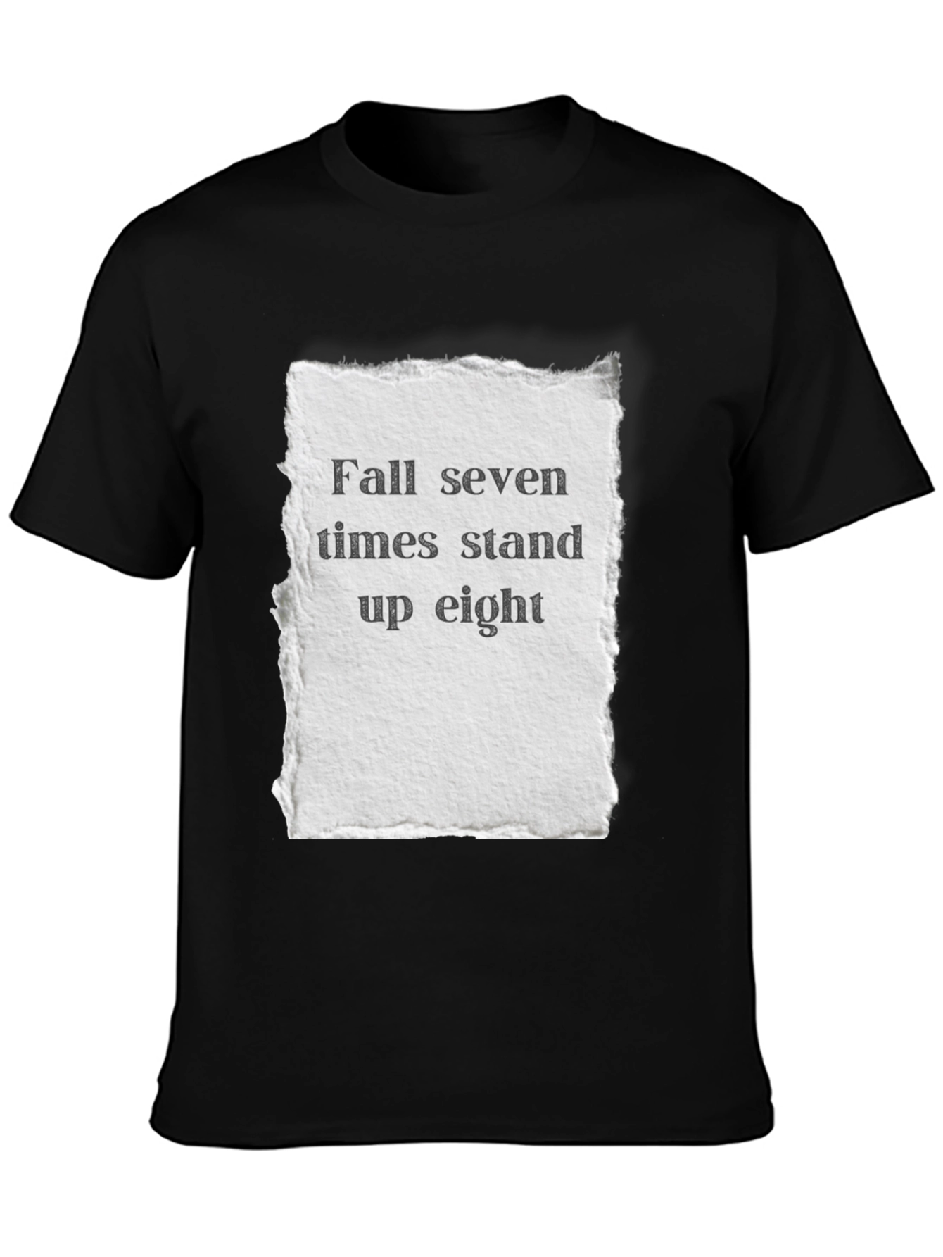 Motivational Fall Seven Times Graphic Tee