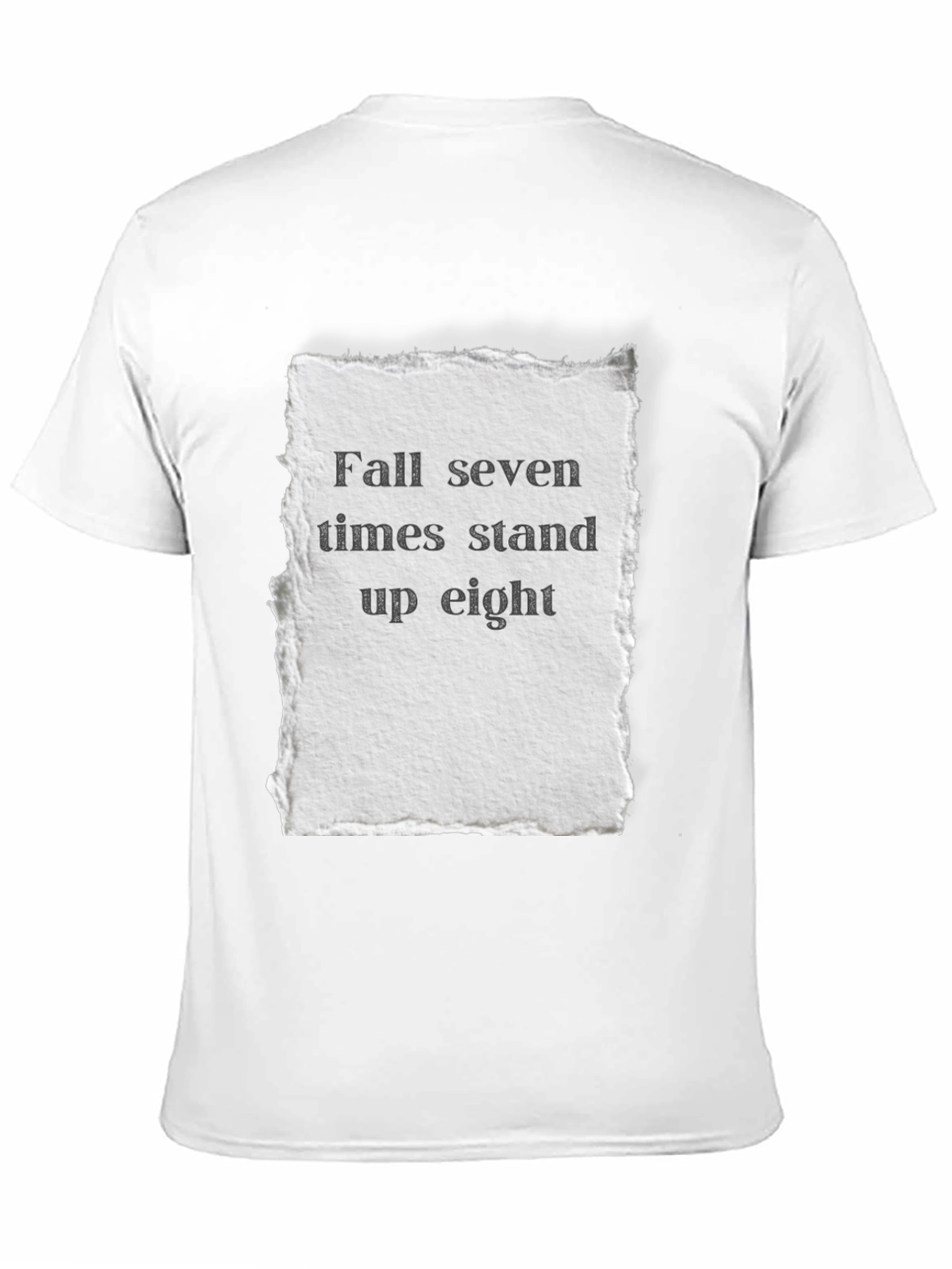Motivational Fall Seven Times Graphic Tee