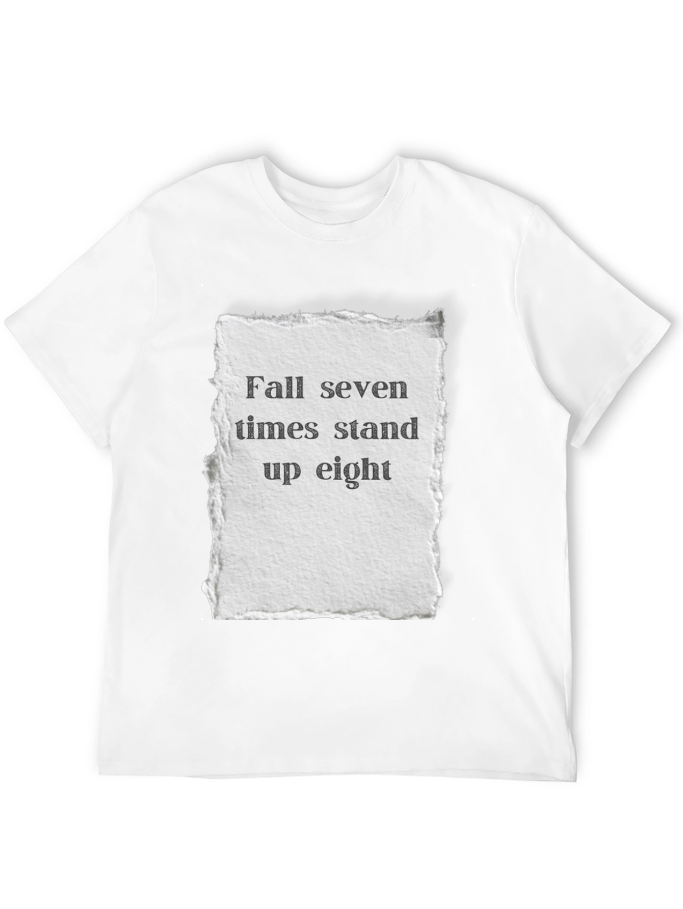 Motivational Fall Seven Times Graphic Tee