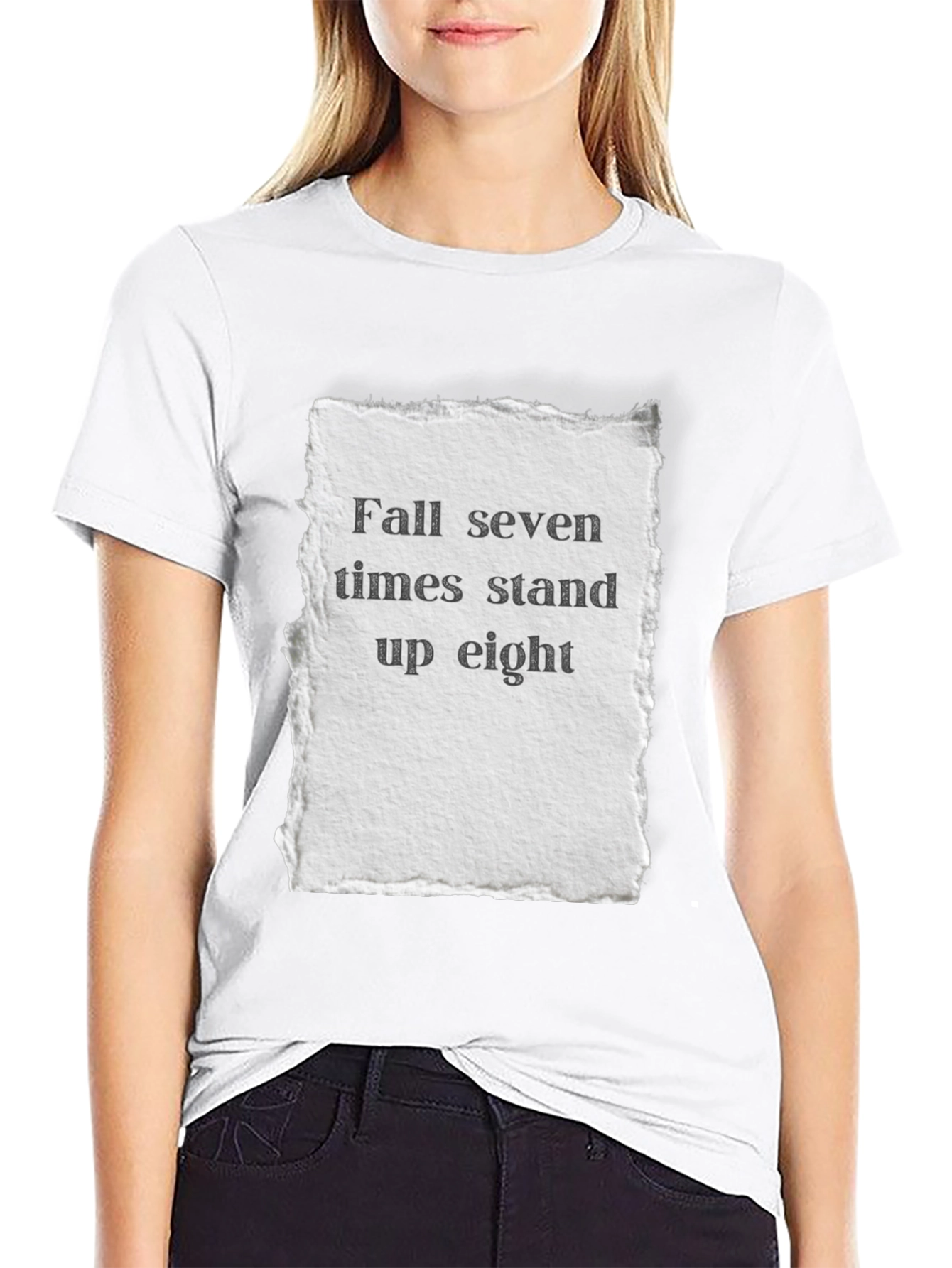 Motivational Fall Seven Times Graphic Tee