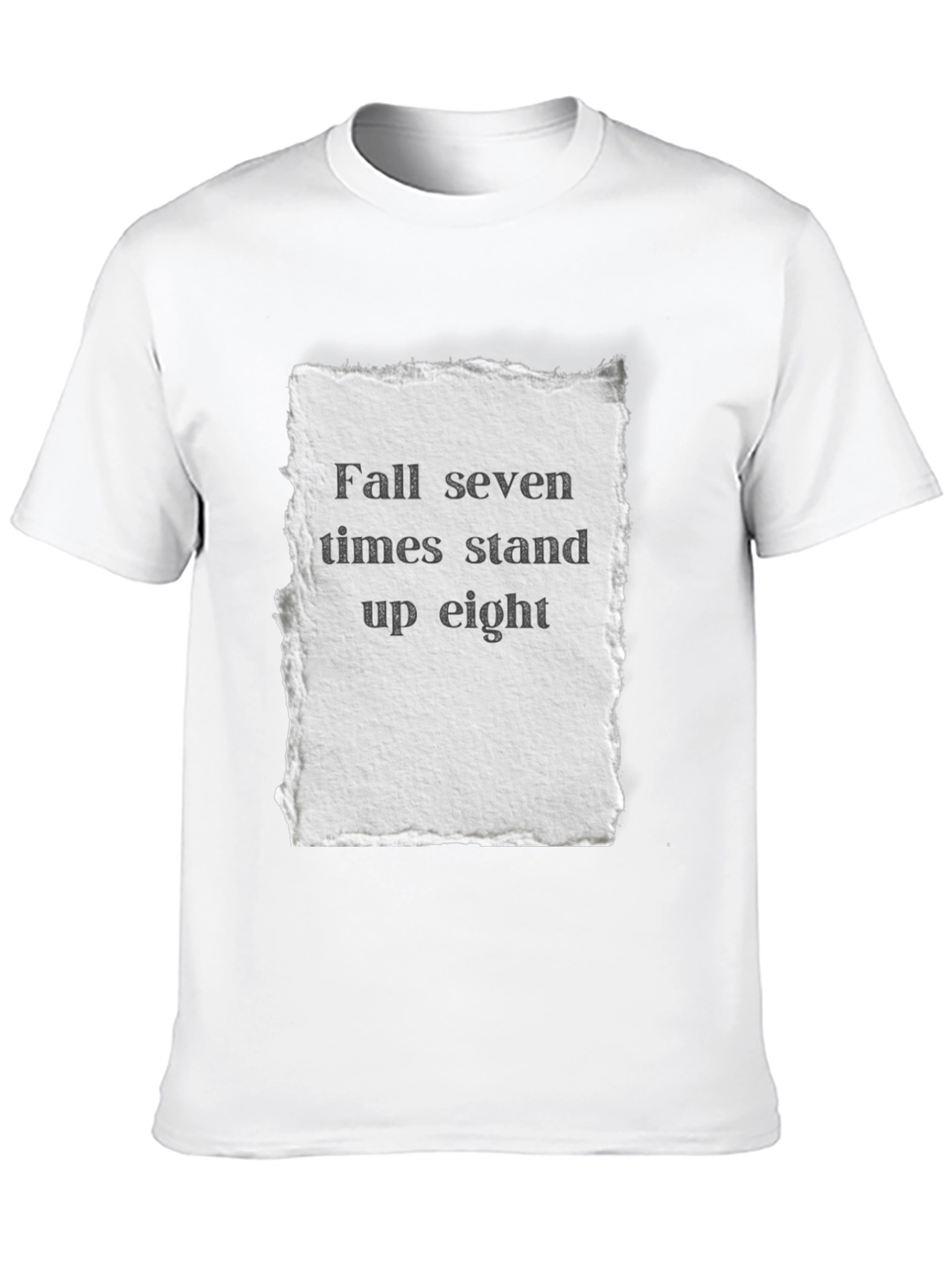 Motivational Fall Seven Times Graphic Tee