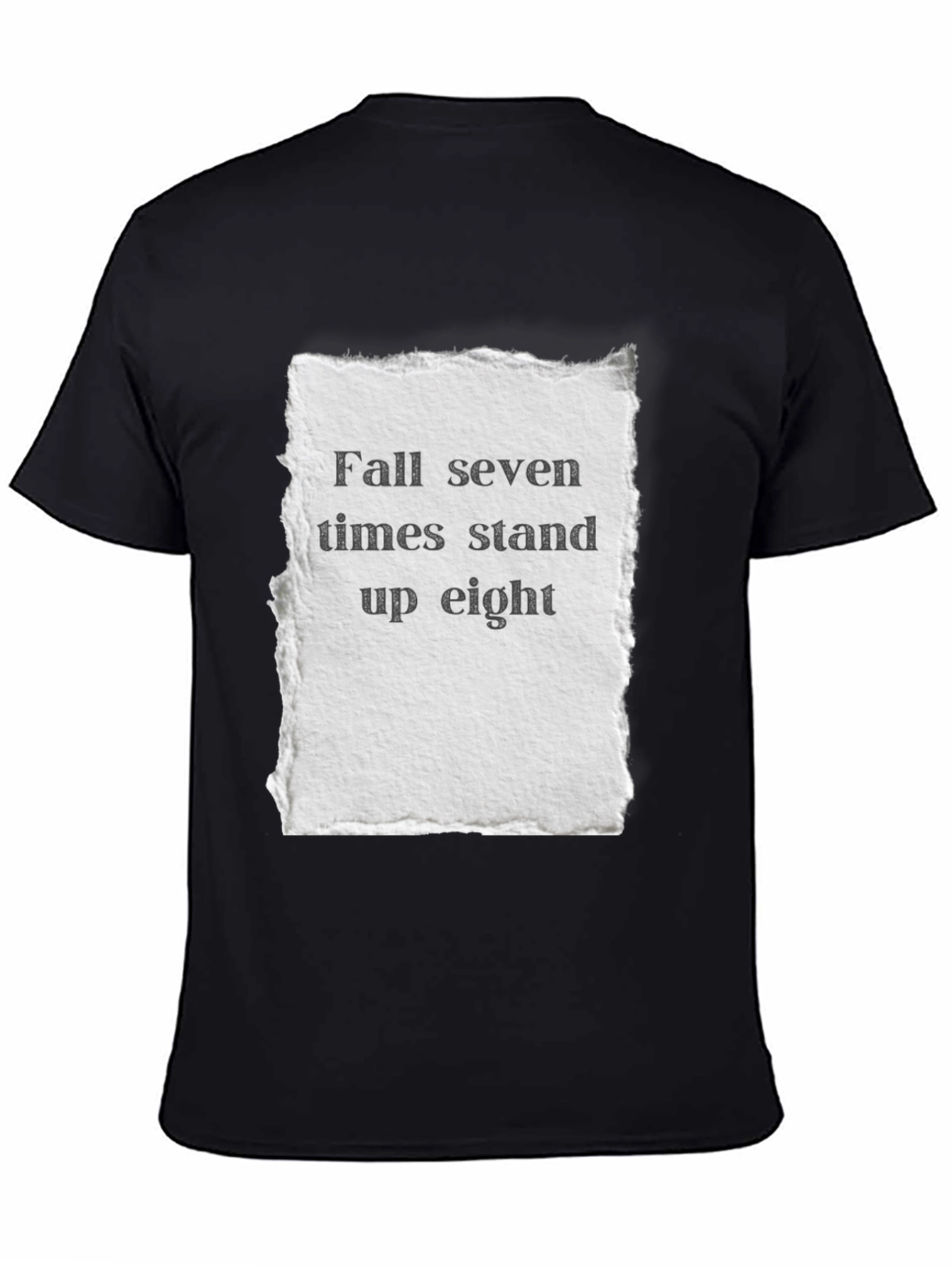 Motivational Fall Seven Times Graphic Tee