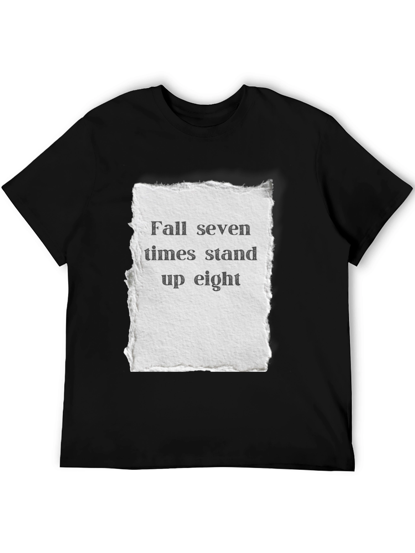 Motivational Fall Seven Times Graphic Tee