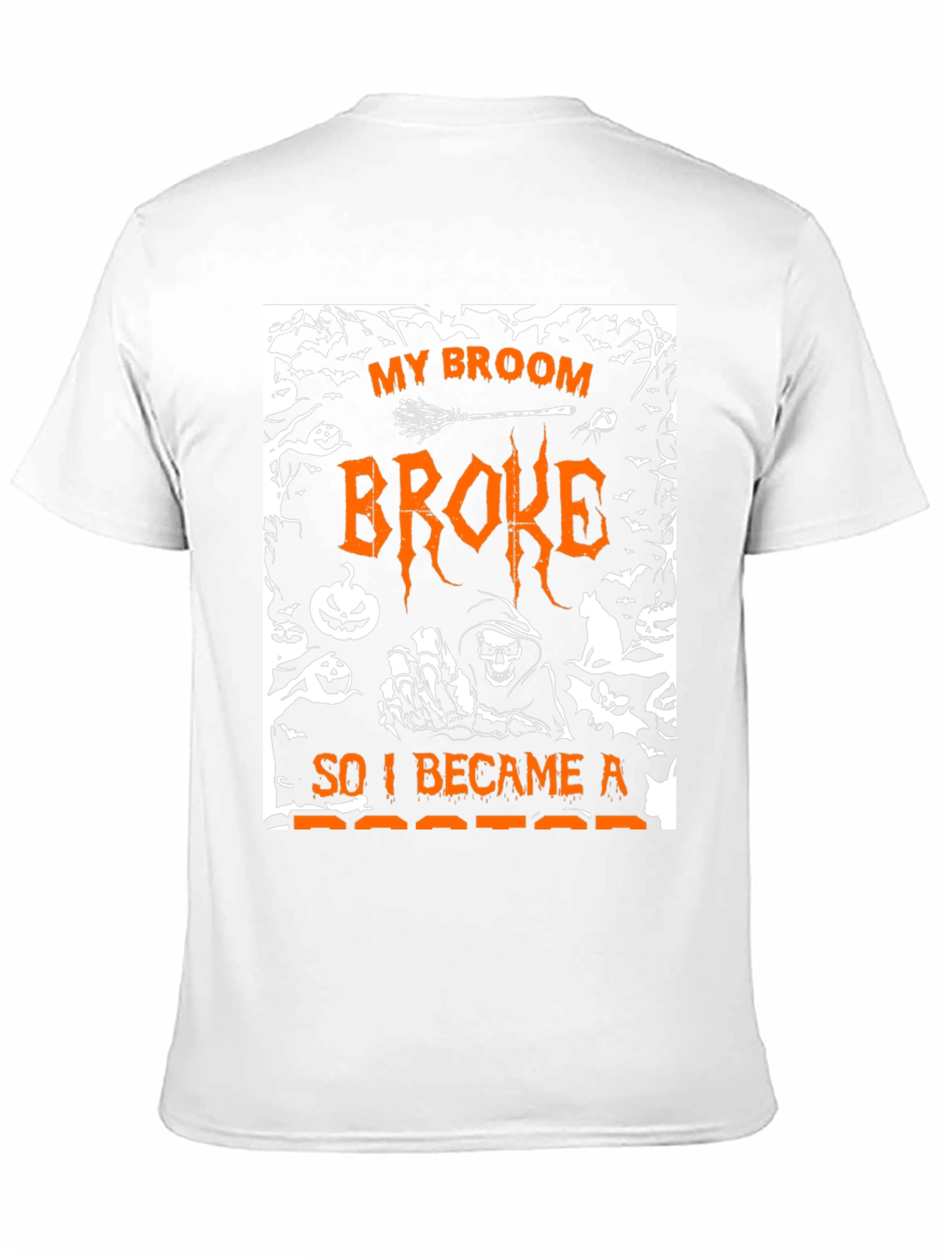 Halloween Broom Broke Doctor T-Shirt