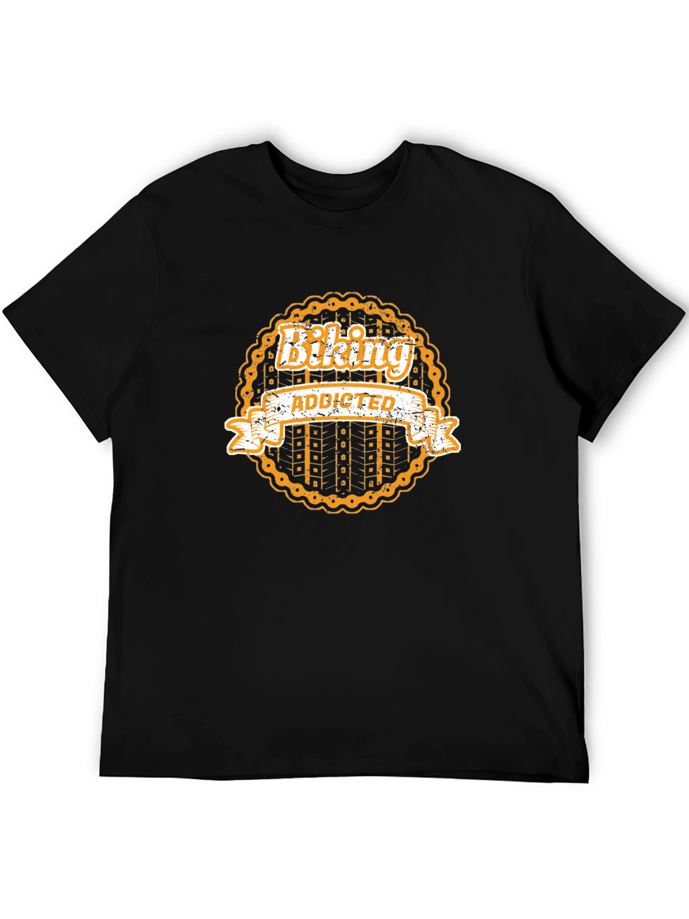 Biking Addicted Graphic Tee