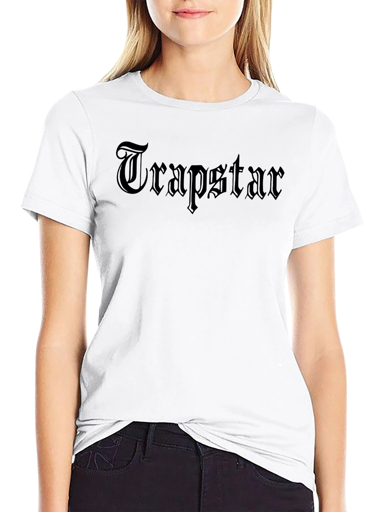 Trapstar Gothic Text Black T-Shirt