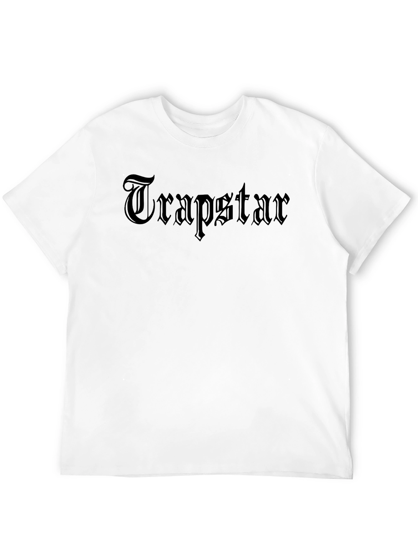 Trapstar Gothic Text Black T-Shirt