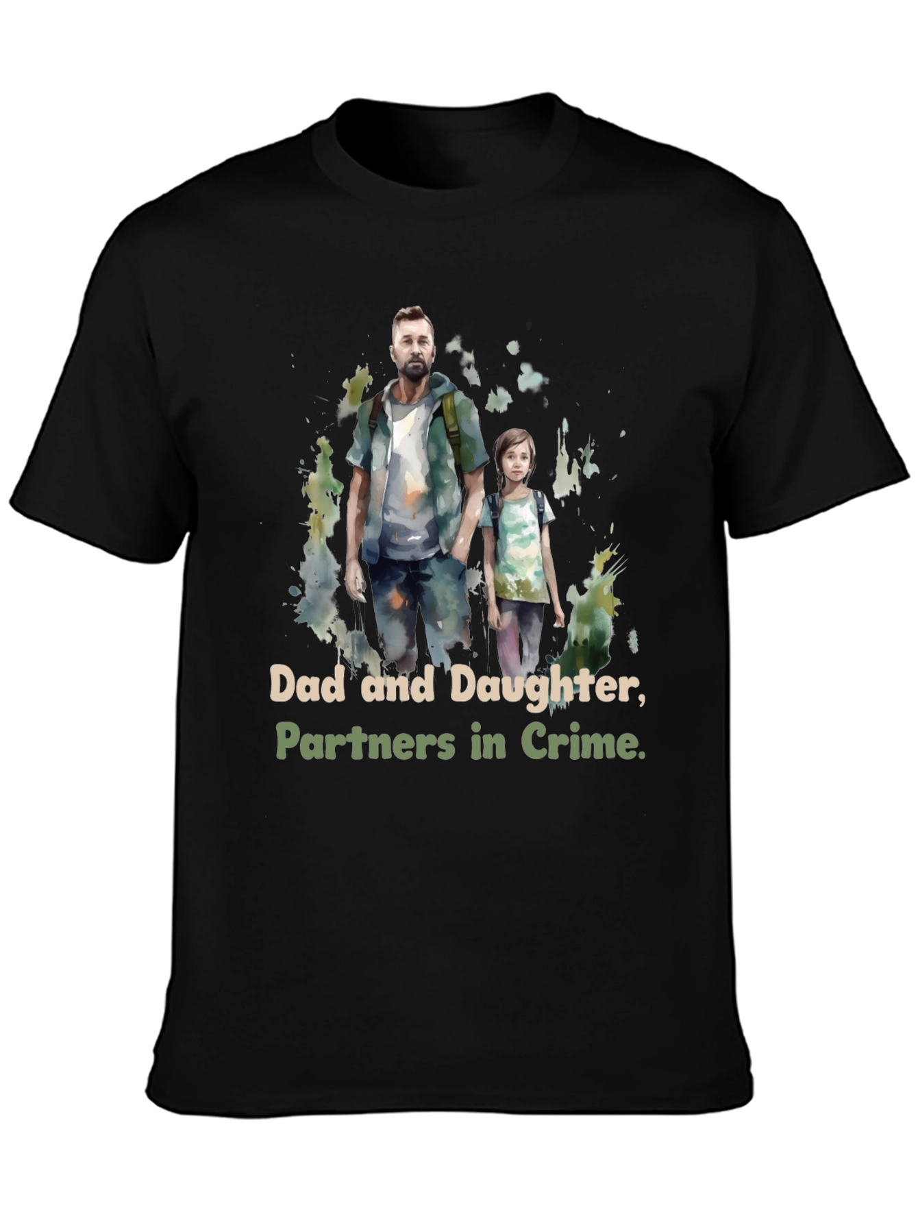 Dad and Daughter Partners in Crime T-Shirt