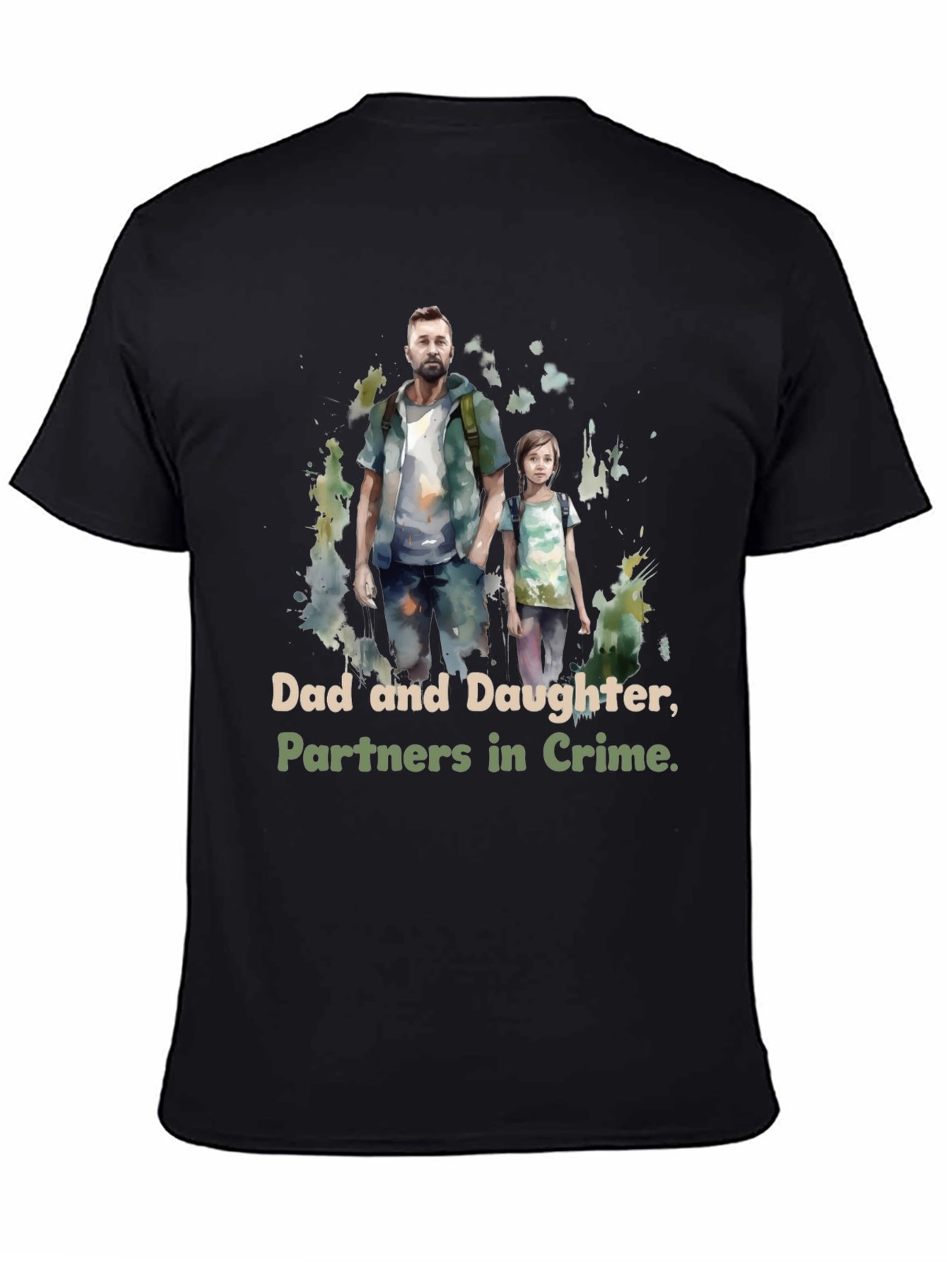 Dad and Daughter Partners in Crime T-Shirt
