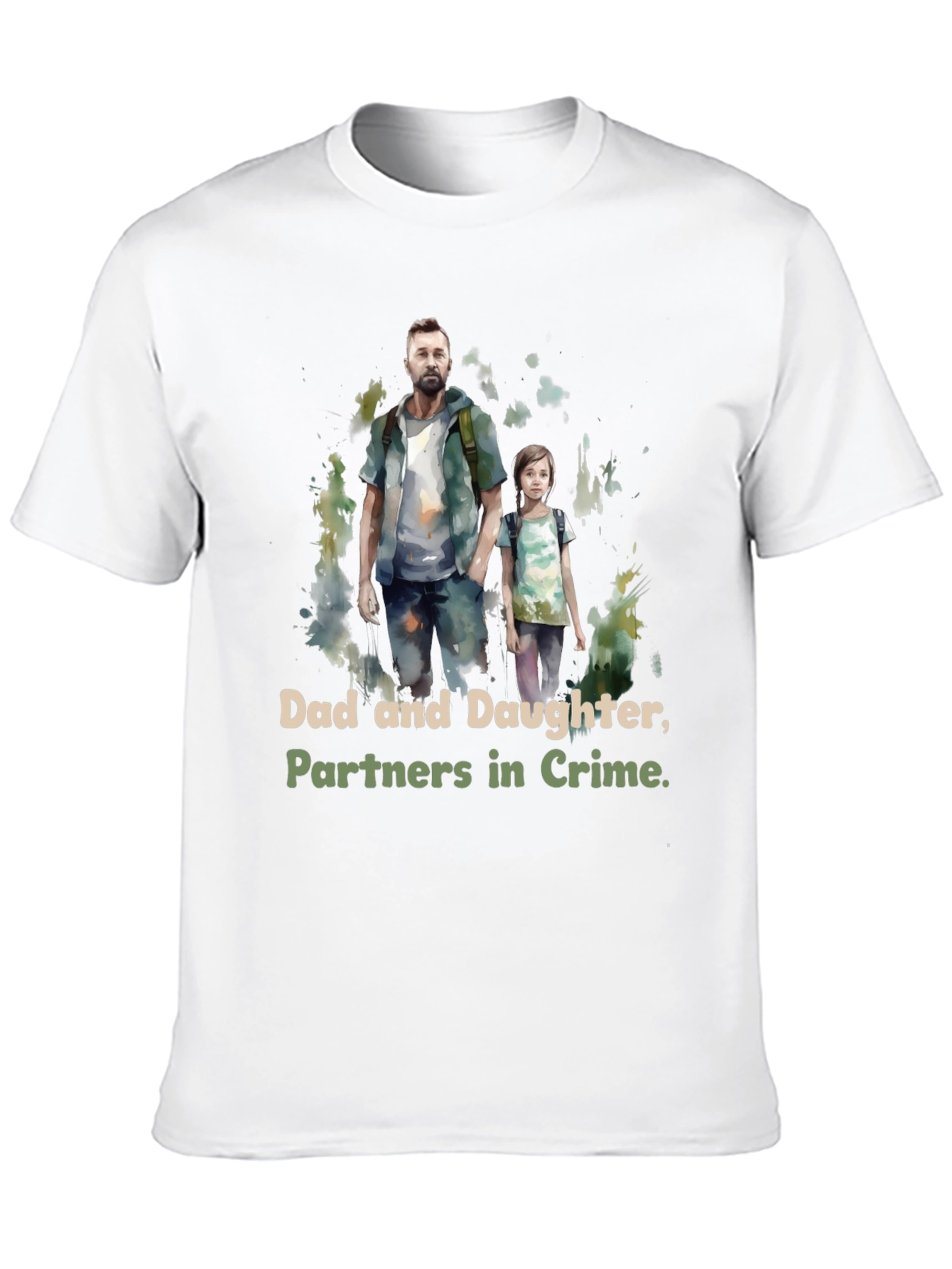 Dad and Daughter Partners in Crime T-Shirt