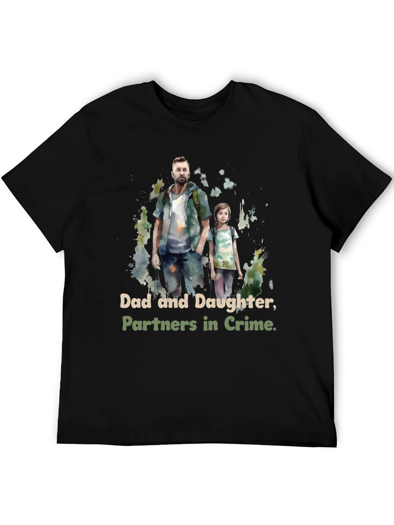 Dad and Daughter Partners in Crime T-Shirt