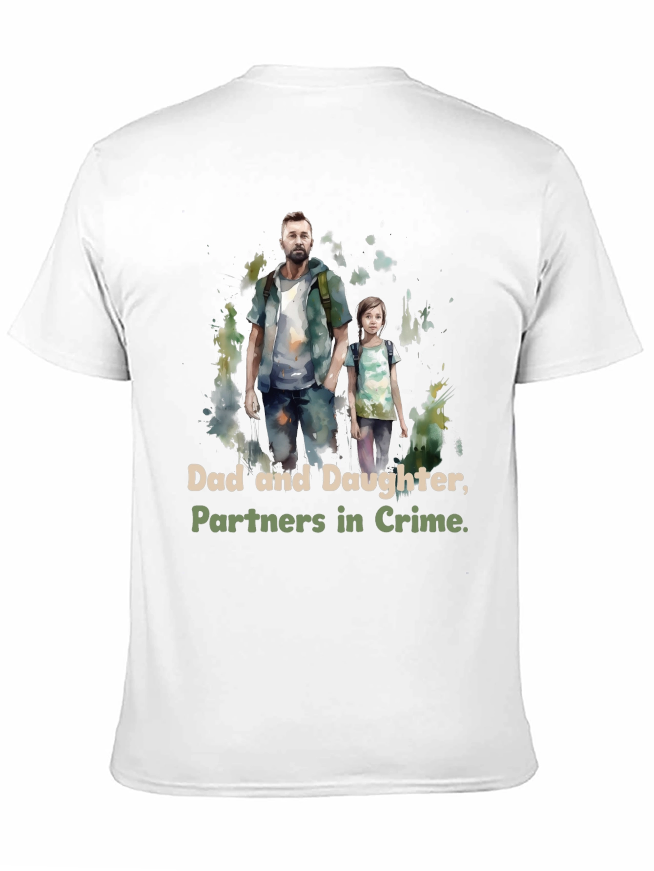 Dad and Daughter Partners in Crime T-Shirt