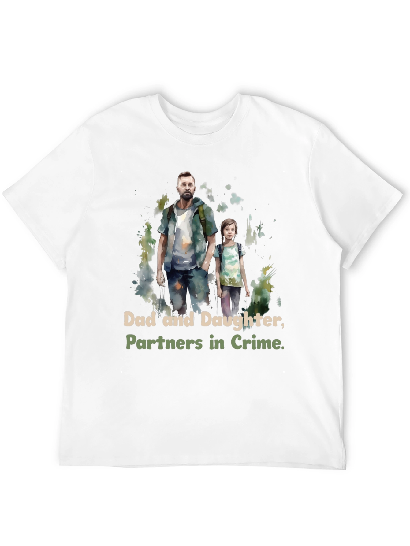 Dad and Daughter Partners in Crime T-Shirt