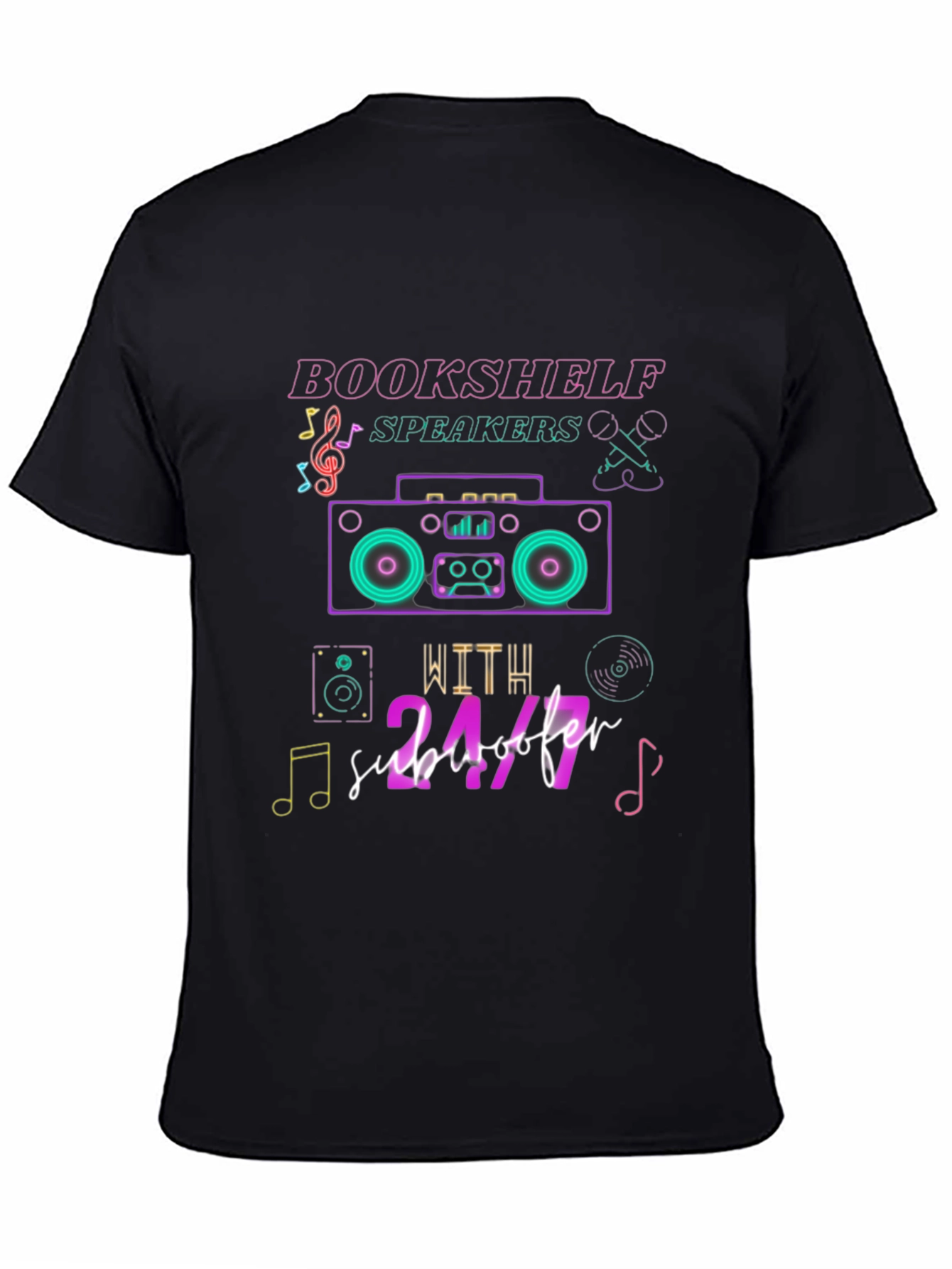 Bookshelf Speakers 24/7 Subwoofer Graphic Tee