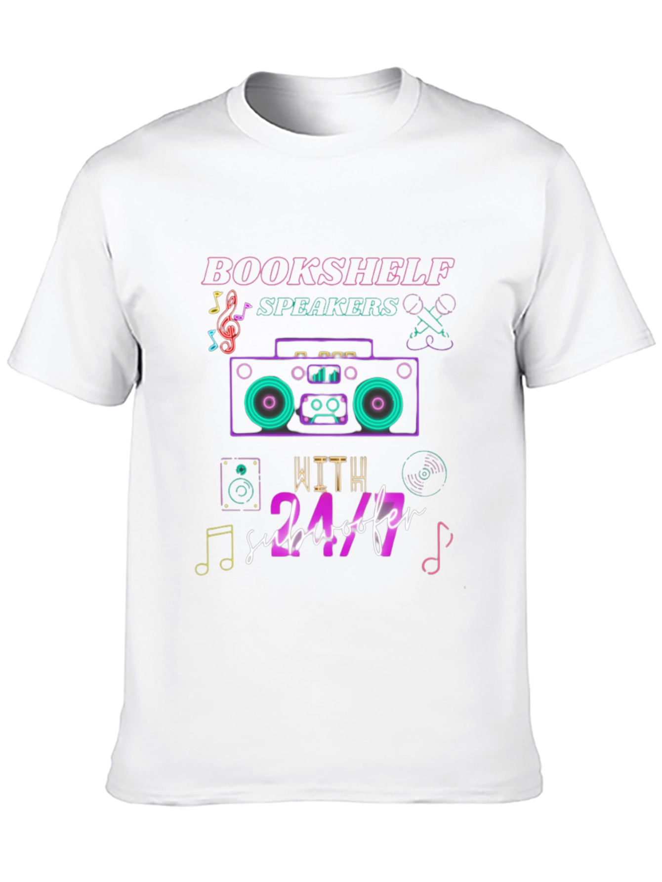 Bookshelf Speakers 24/7 Subwoofer Graphic Tee