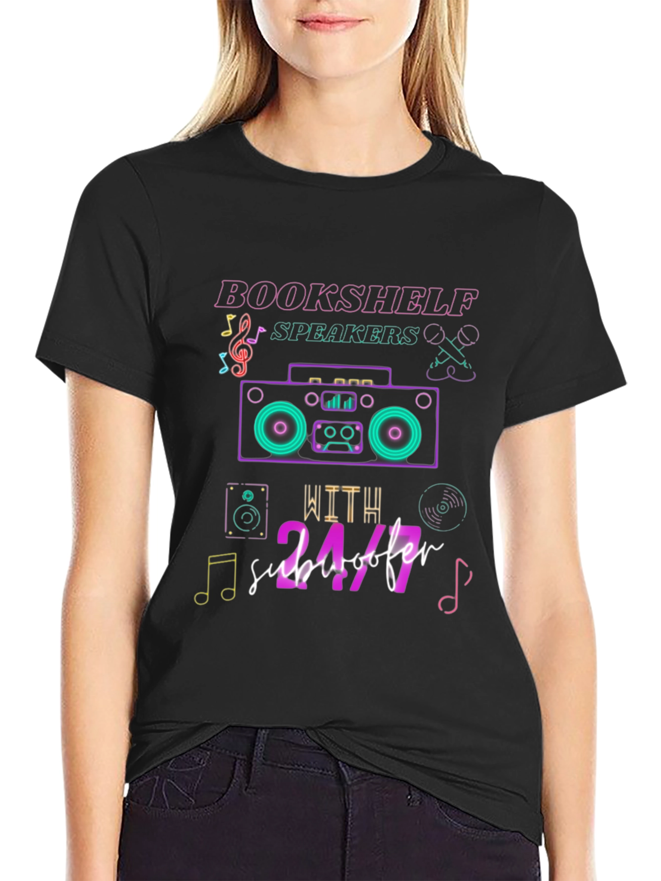 Bookshelf Speakers 24/7 Subwoofer Graphic Tee