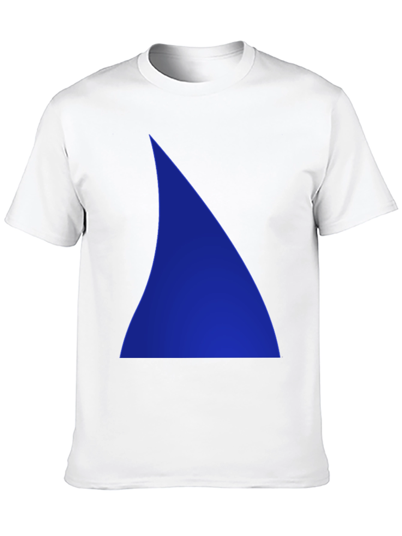 Blue Triangle Graphic Tee - Mens Black T-Shirt