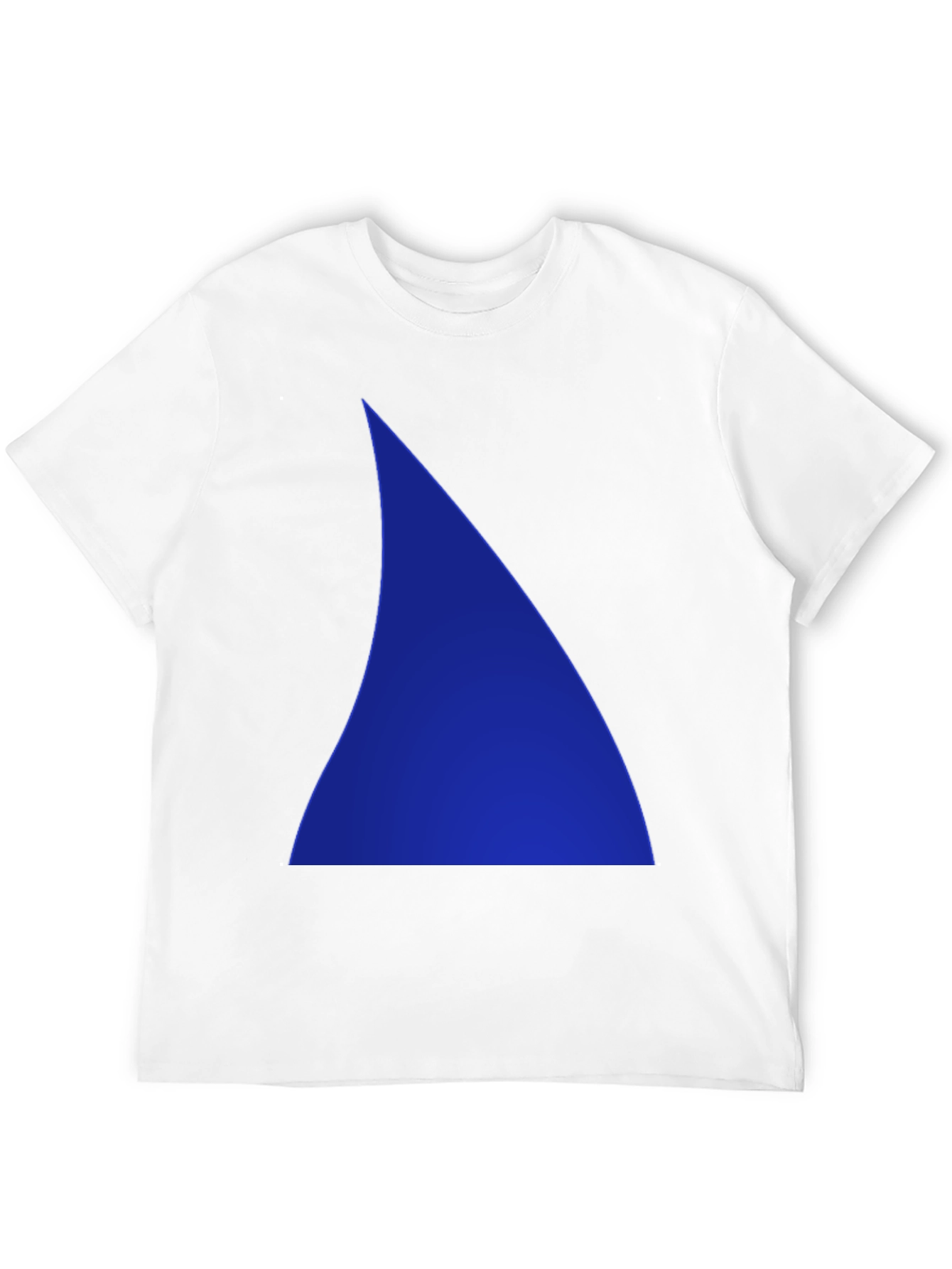 Blue Triangle Graphic Tee - Mens Black T-Shirt