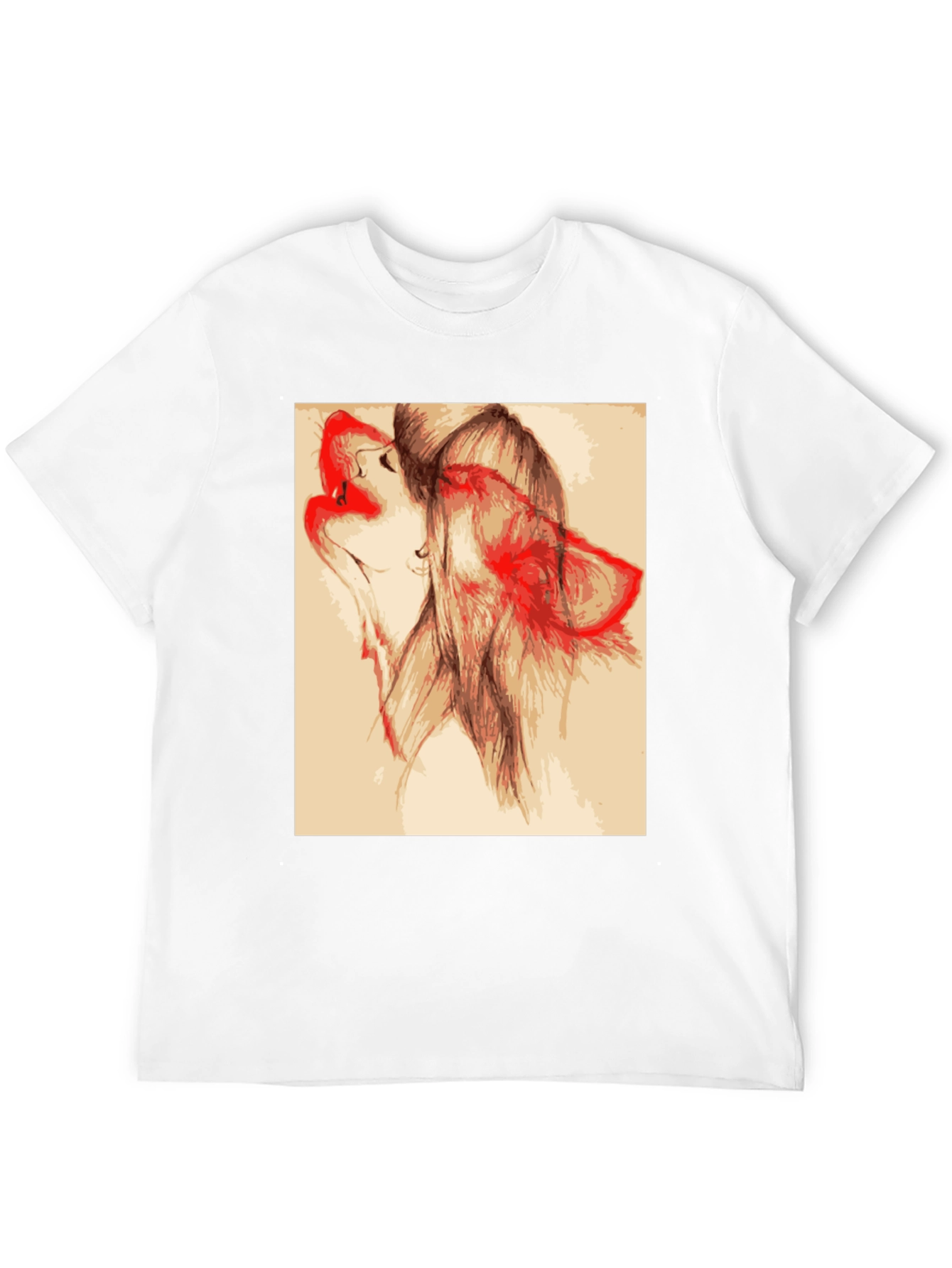 Wolf Art Graphic Tee - Black Unisex T-Shirt