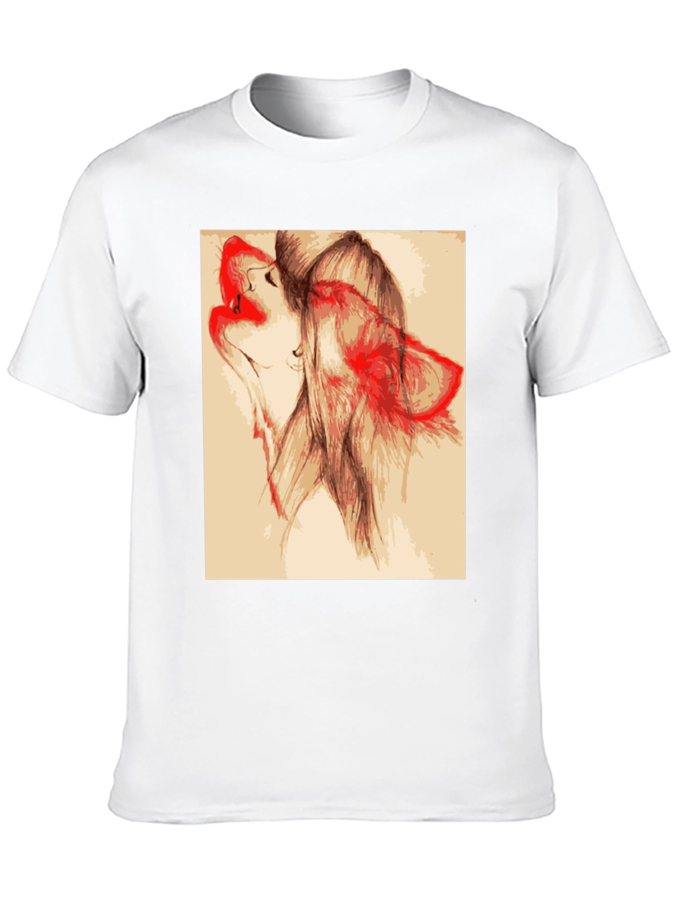 Wolf Art Graphic Tee - Black Unisex T-Shirt