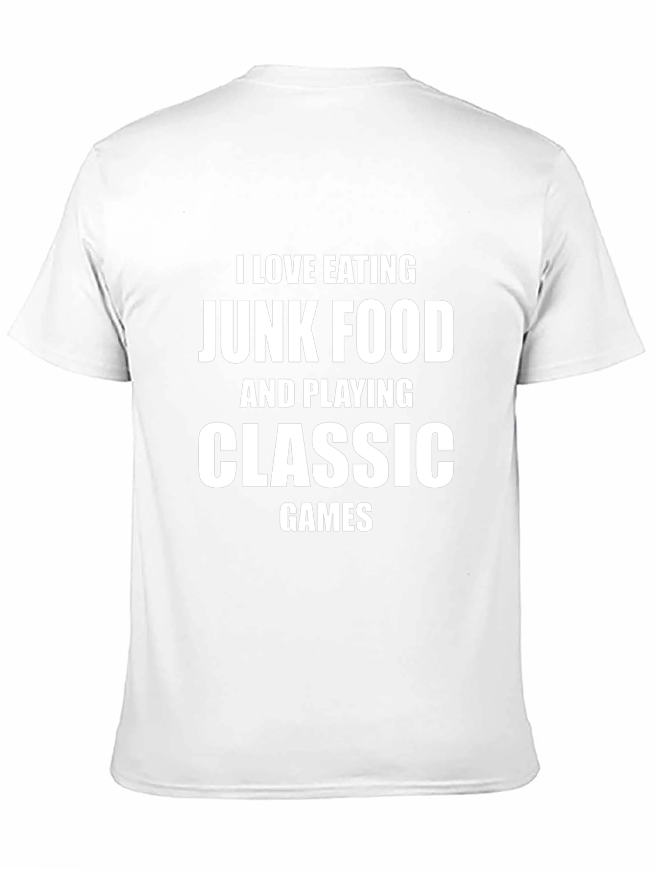 Junk Food & Classic Games Black Graphic Tee