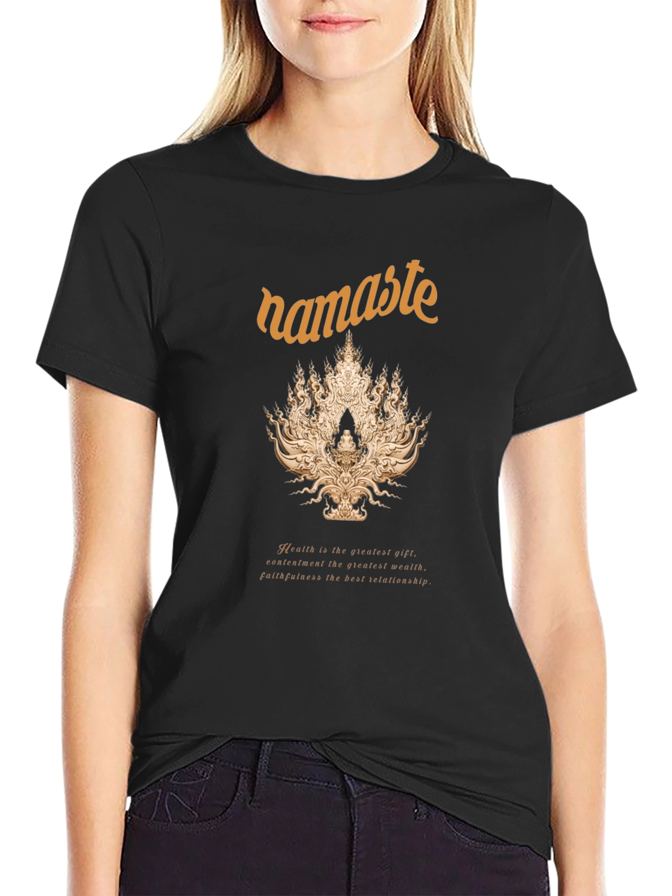 Namaste Graphic T-Shirt - Spiritual Zen Tee