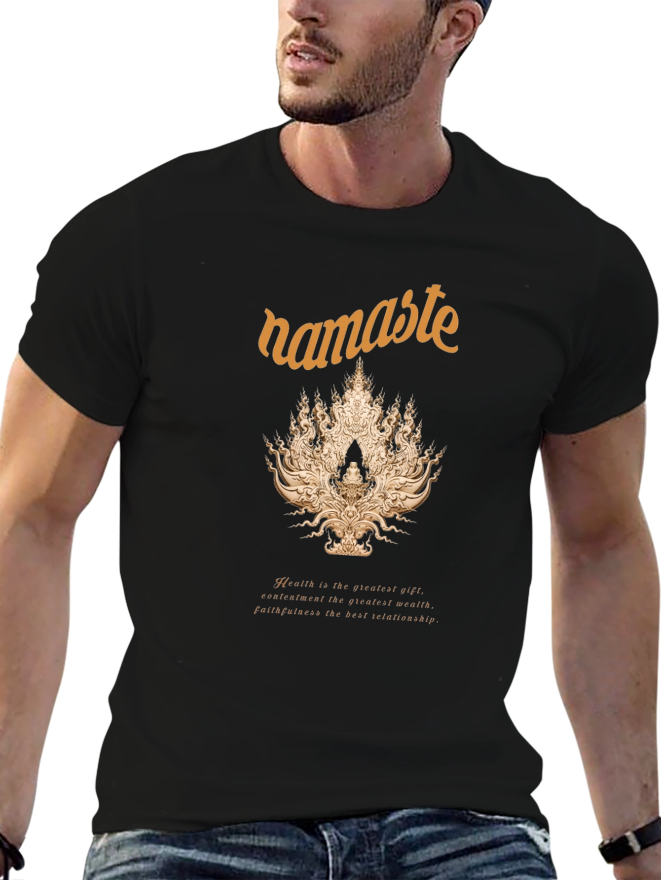 Namaste Graphic T-Shirt - Spiritual Zen Tee