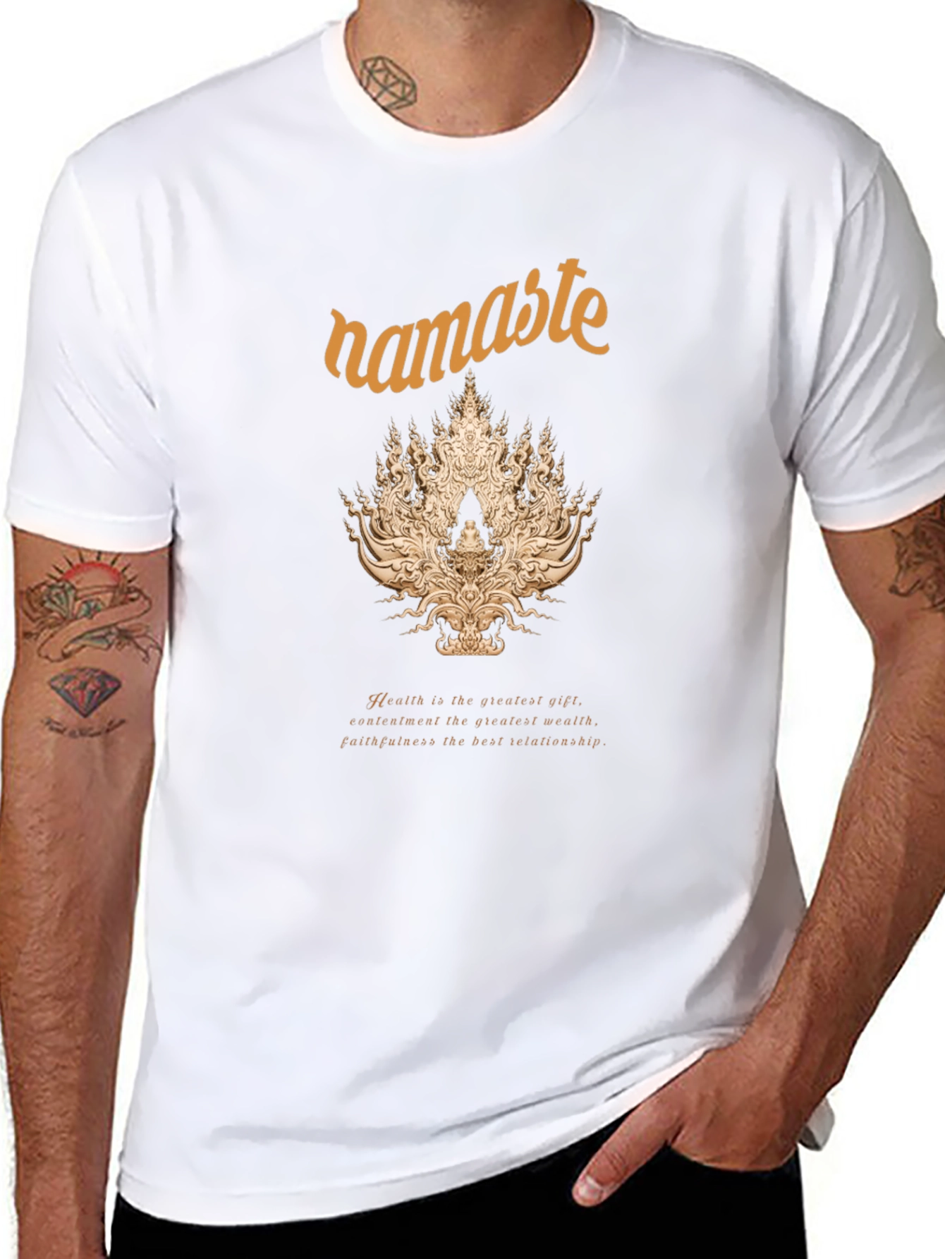 Namaste Graphic T-Shirt - Spiritual Zen Tee