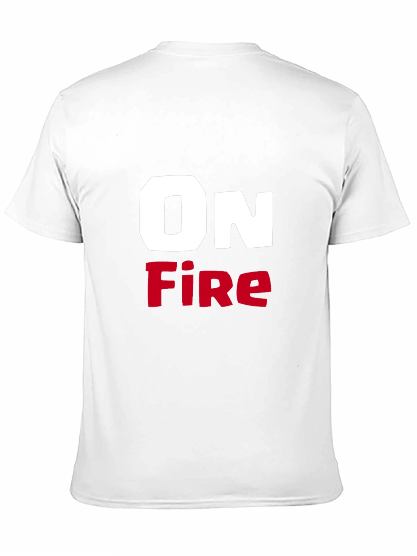 On Fire Graphic T-Shirt - Bold Statement Tee