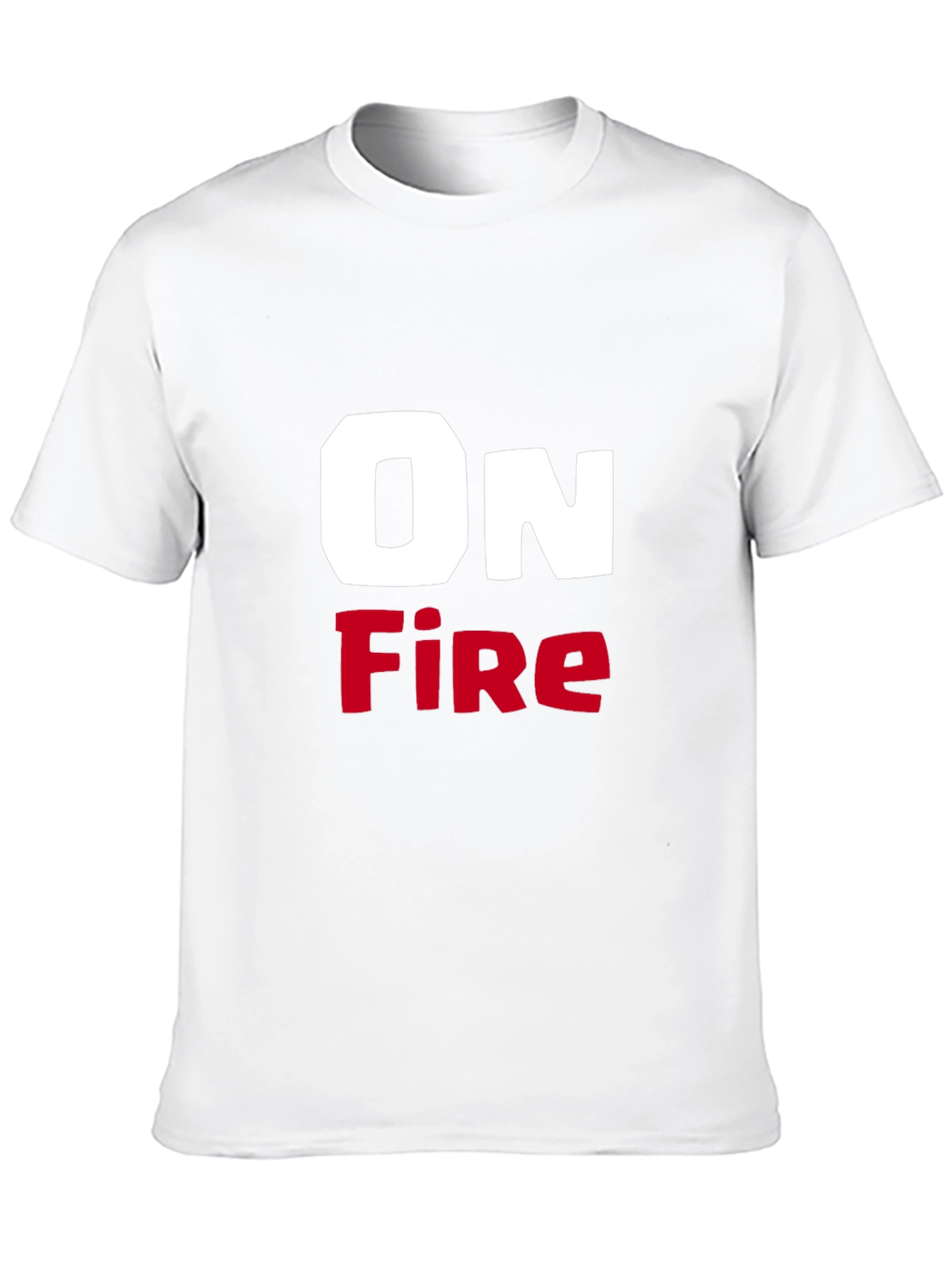On Fire Graphic T-Shirt - Bold Statement Tee