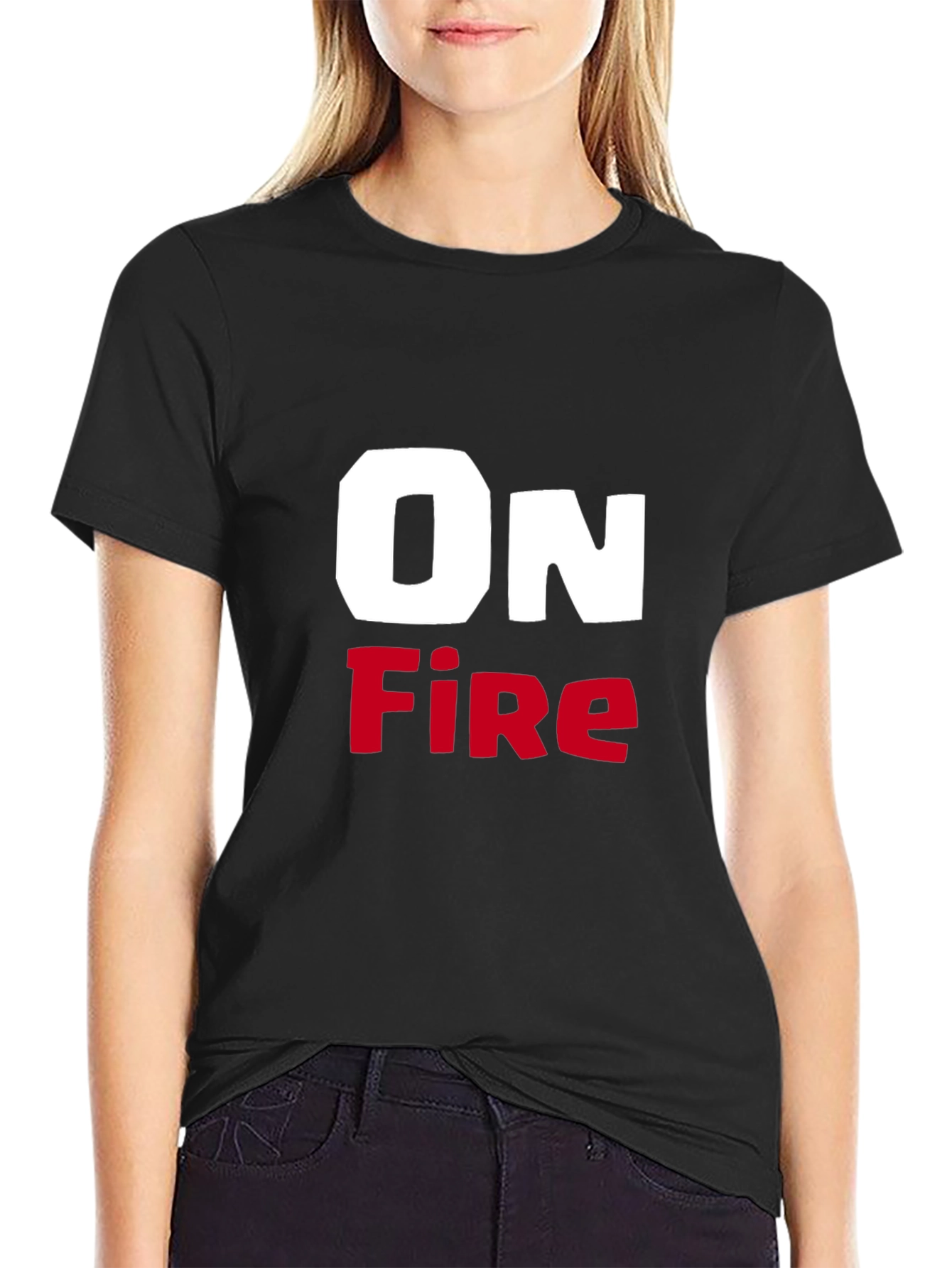On Fire Graphic T-Shirt - Bold Statement Tee