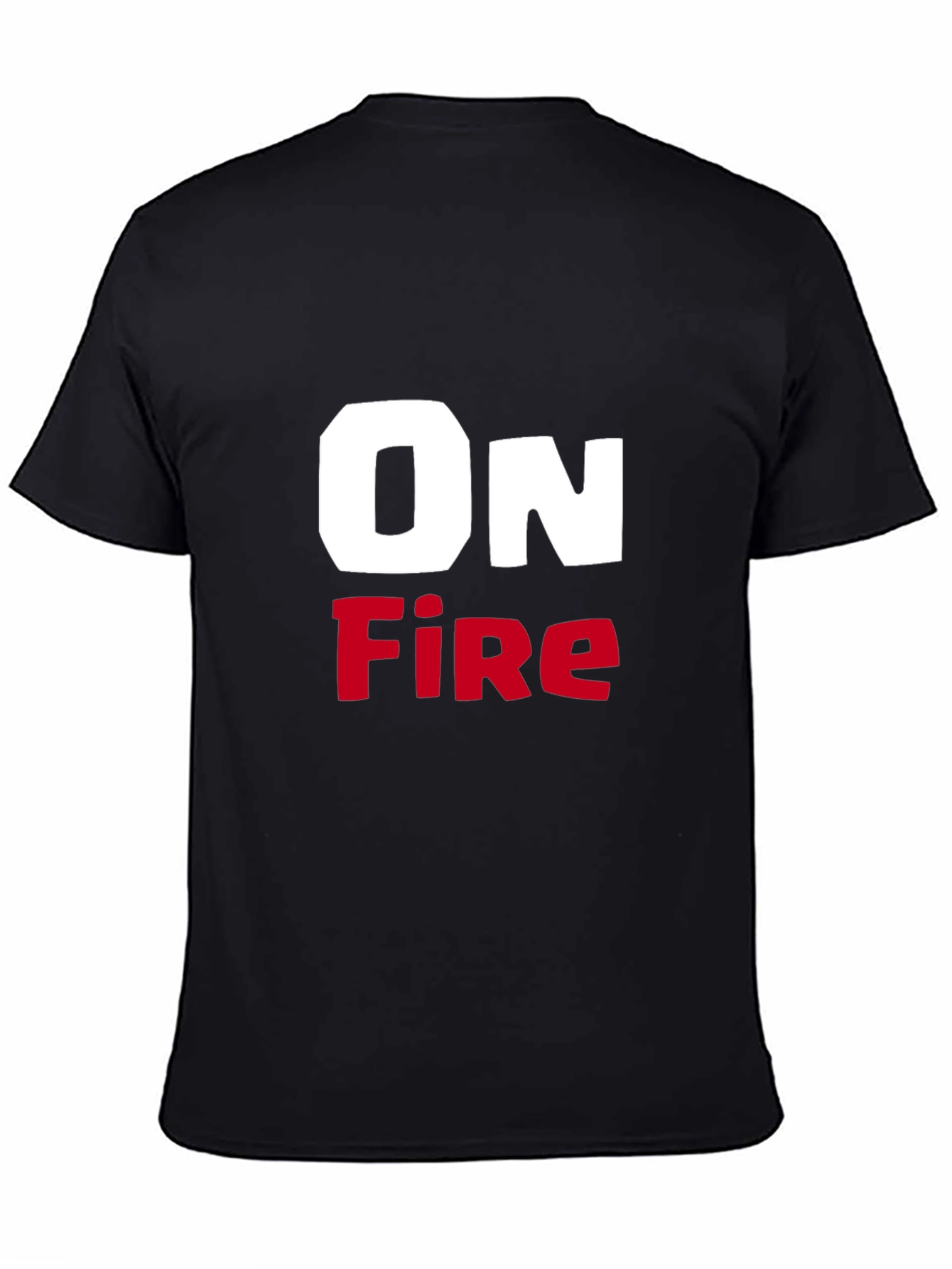 On Fire Graphic T-Shirt - Bold Statement Tee