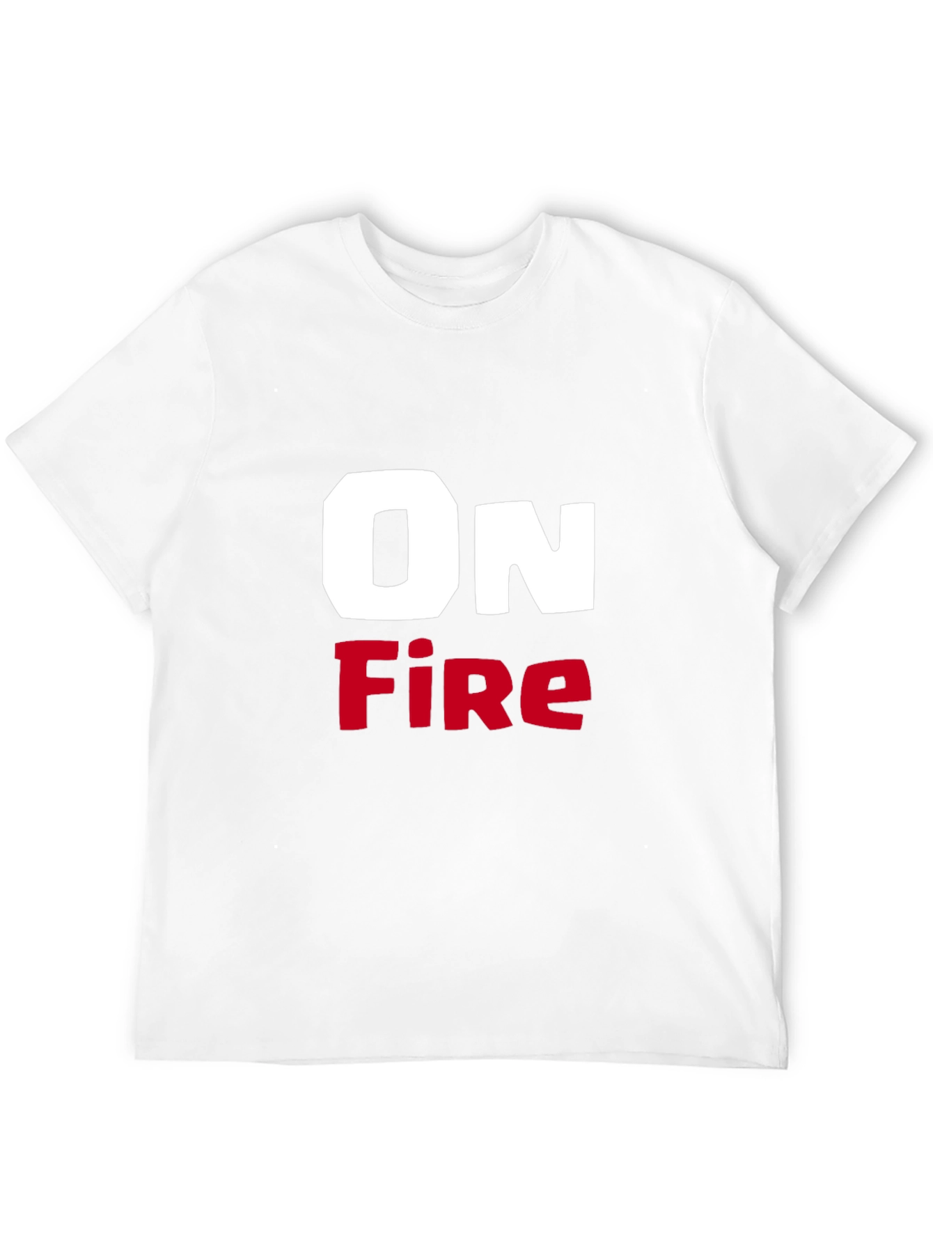 On Fire Graphic T-Shirt - Bold Statement Tee