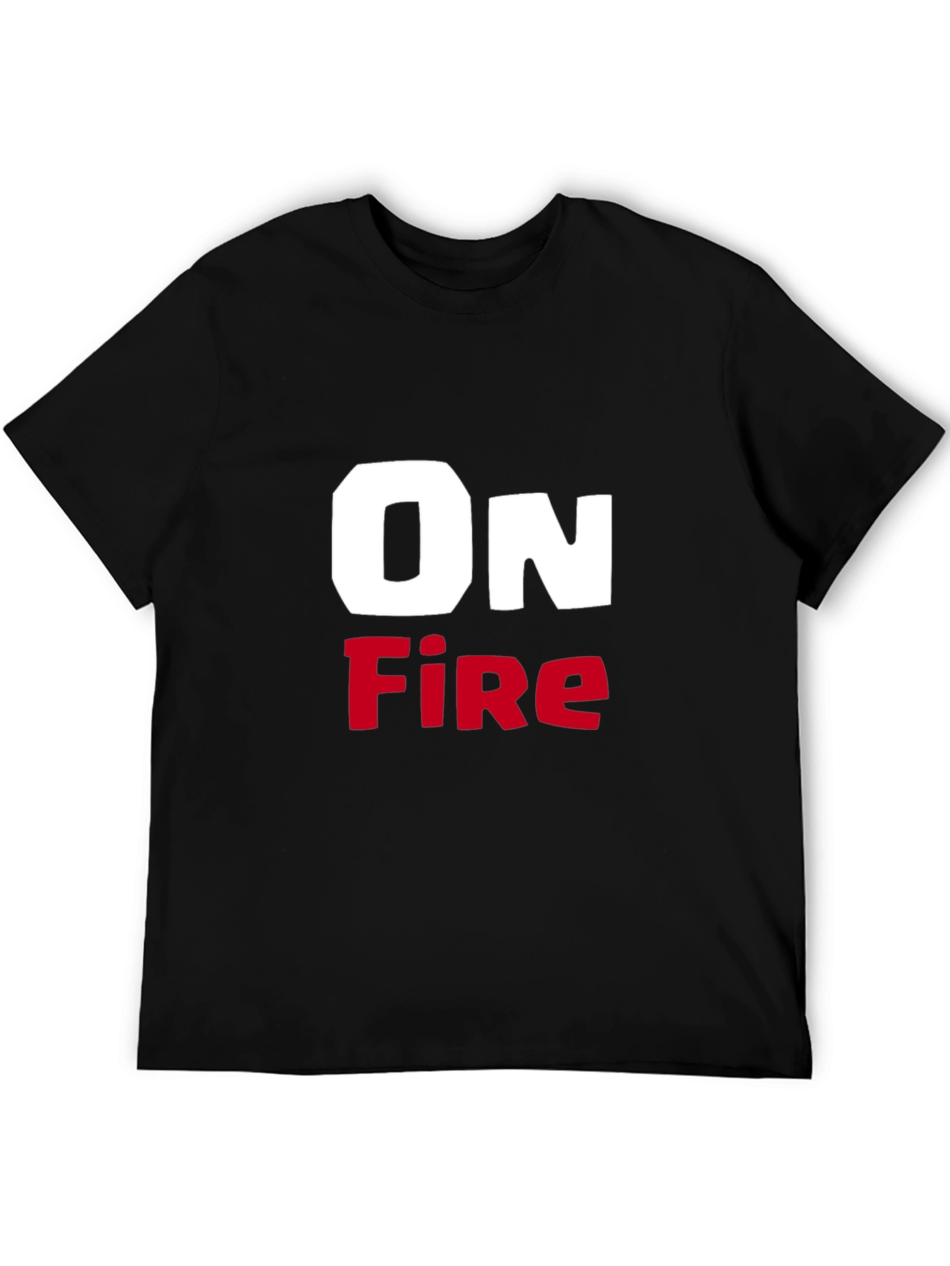 On Fire Graphic T-Shirt - Bold Statement Tee