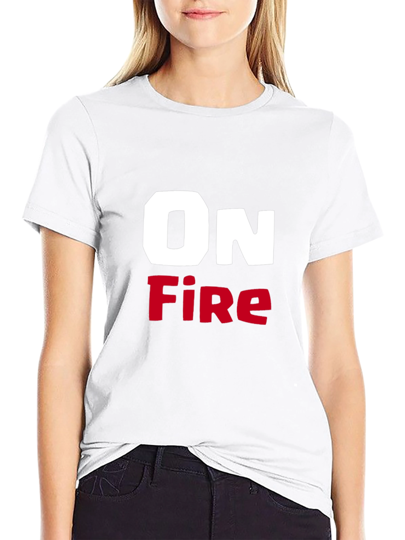 On Fire Graphic T-Shirt - Bold Statement Tee