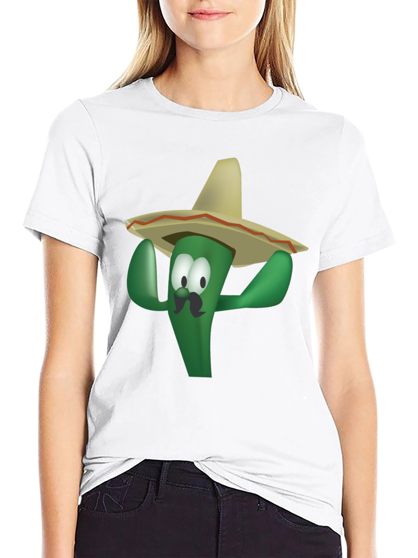 Funny Cactus Sombrero T-Shirt - Viva Mexico!