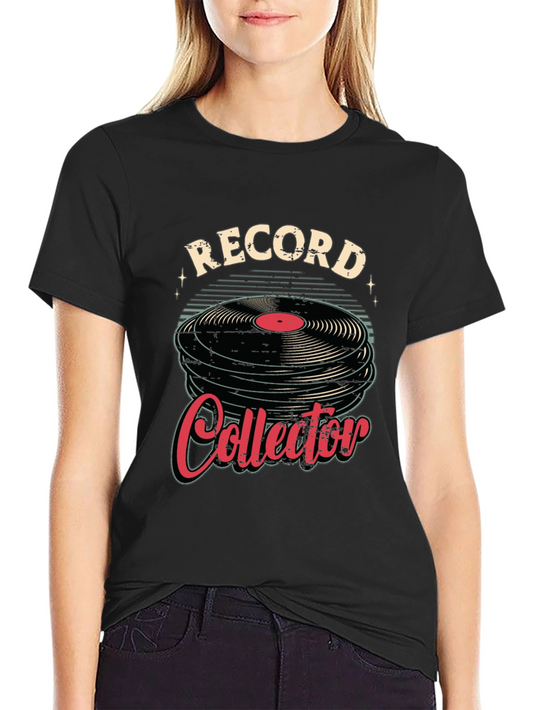 Record Collector Graphic Tee - Vinyl Lover Shirt