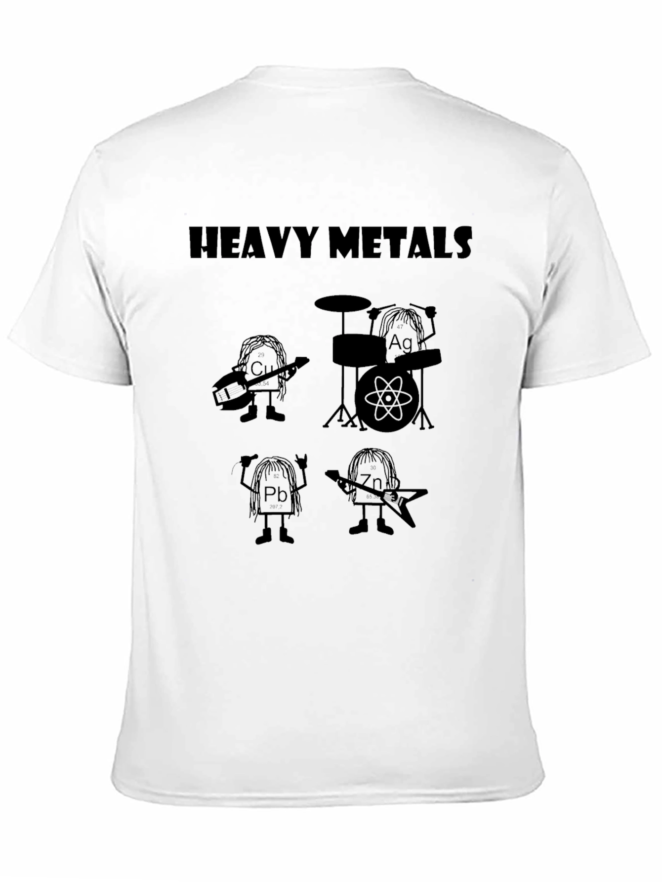 Heavy Metals Graphic T-Shirt - Black Crew Neck