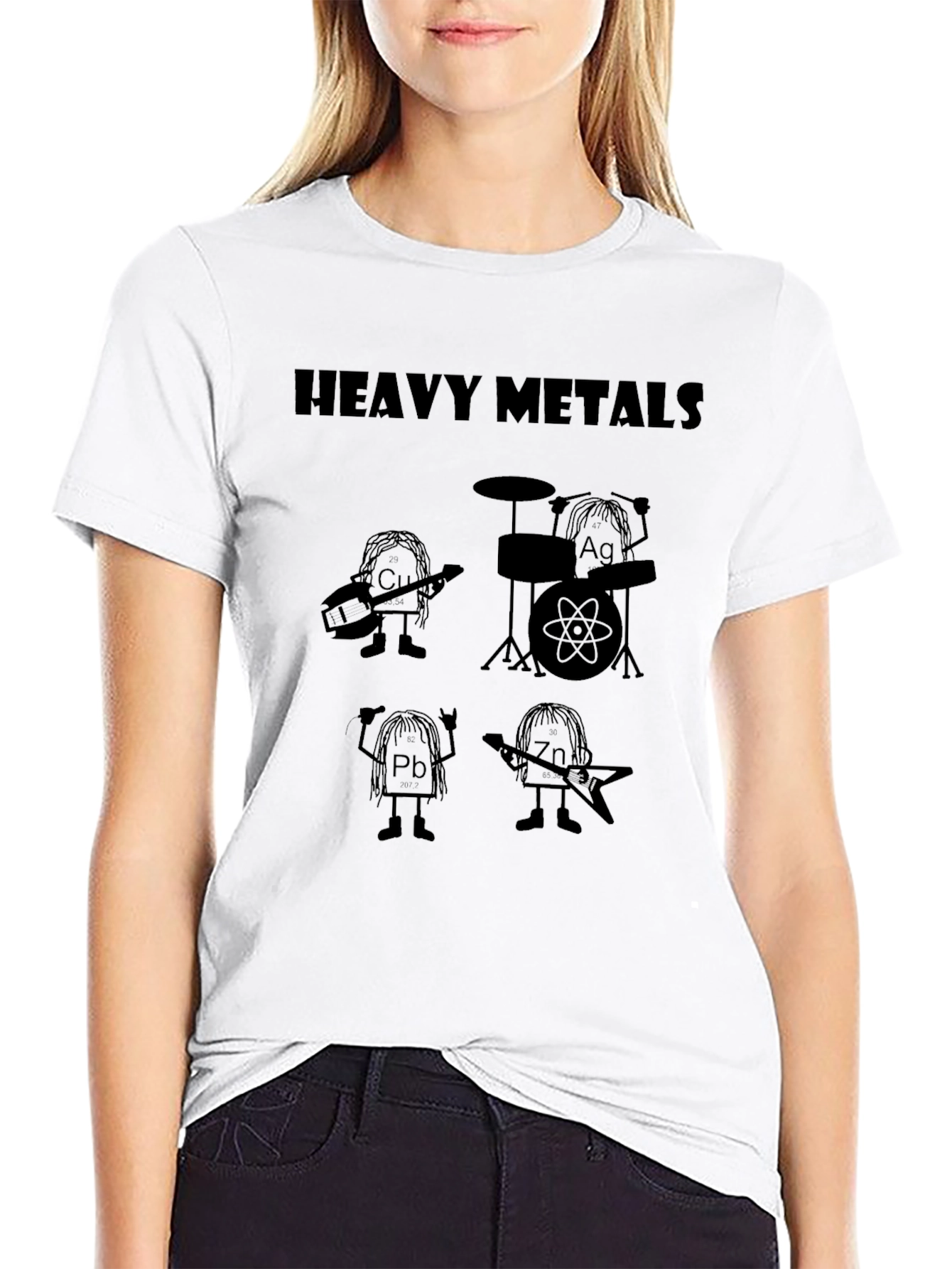Heavy Metals Graphic T-Shirt - Black Crew Neck