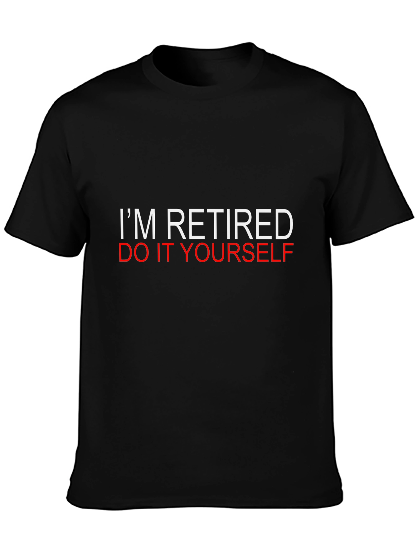 Retired DIY Black T-Shirt
