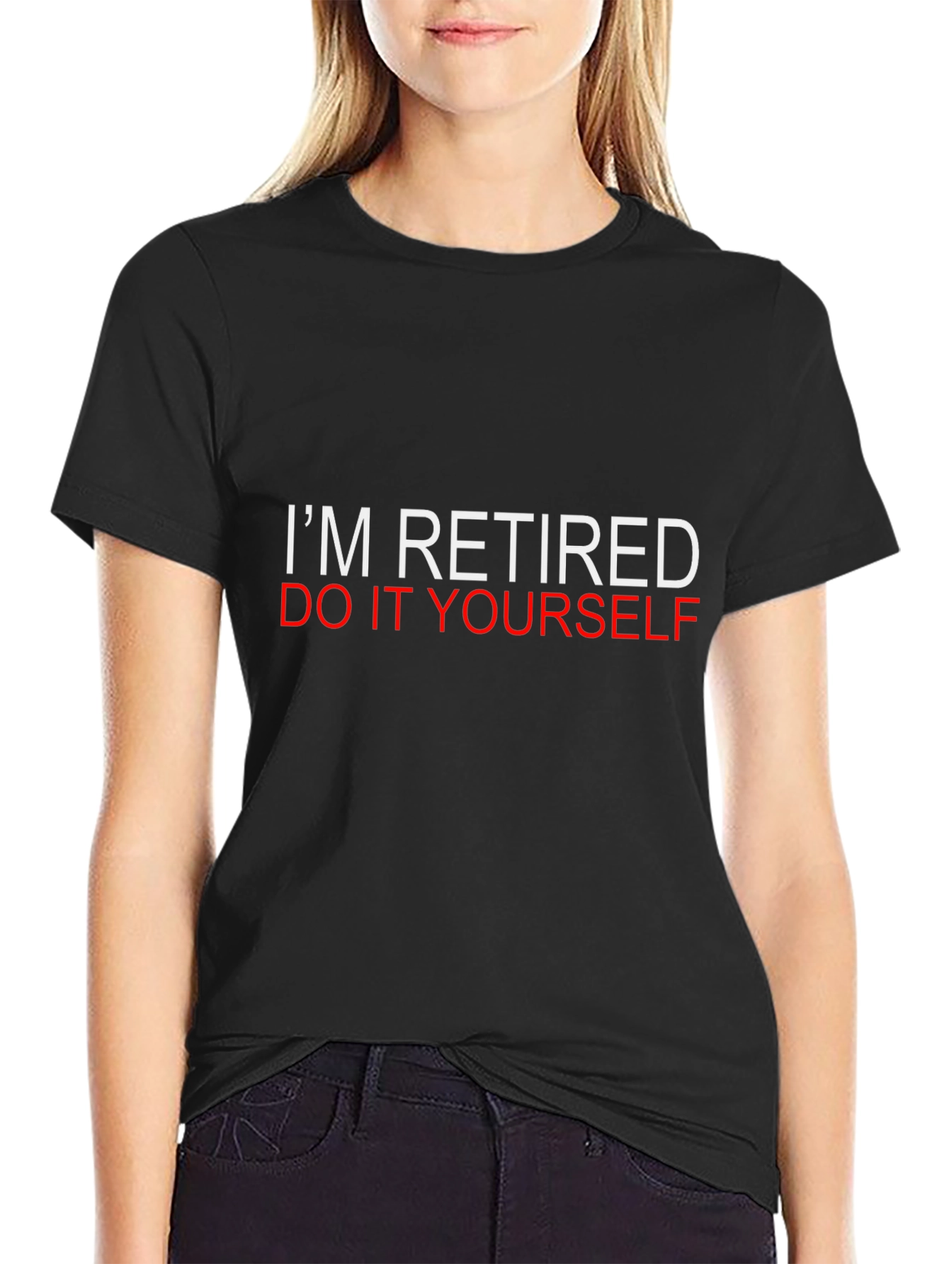 Retired DIY Black T-Shirt