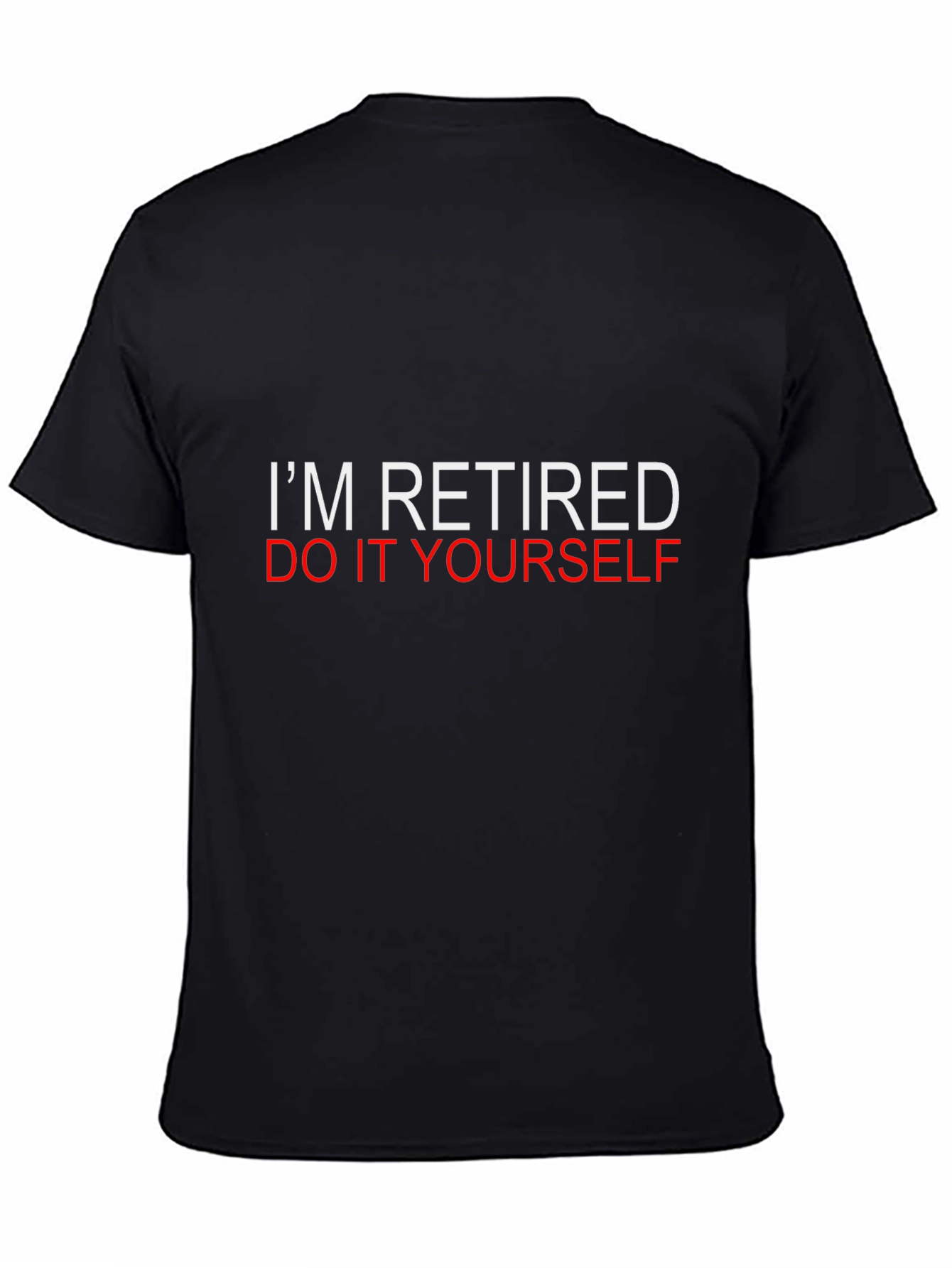 Retired DIY Black T-Shirt